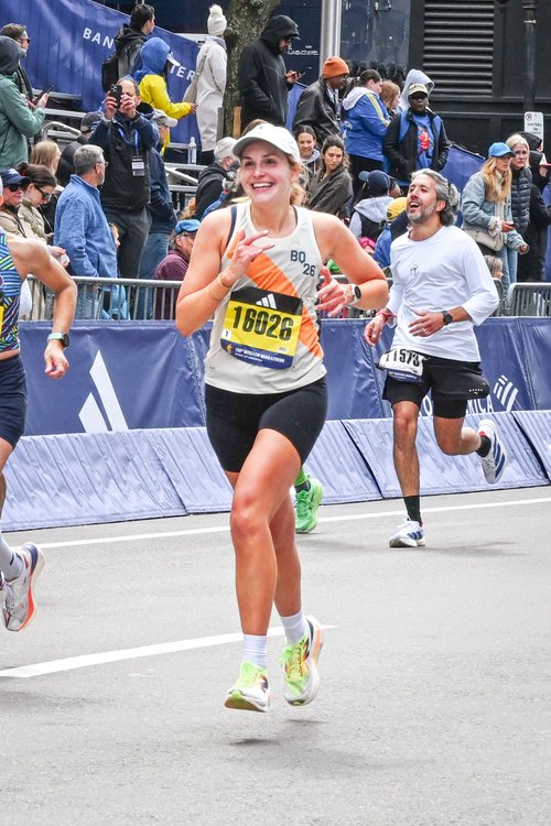 Boston Marathon finish