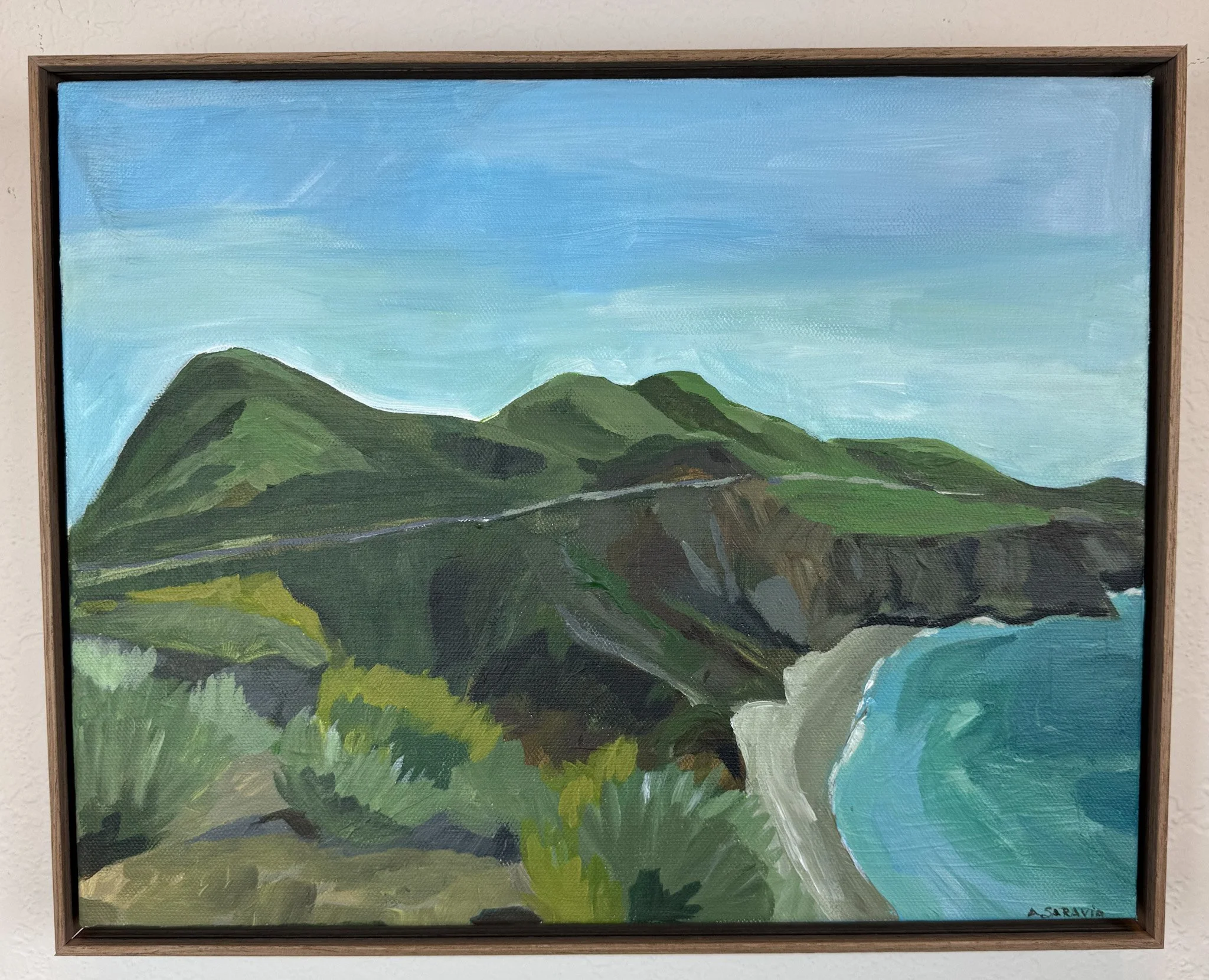Original Acrylic on Canvas- "The Long Way Home"
