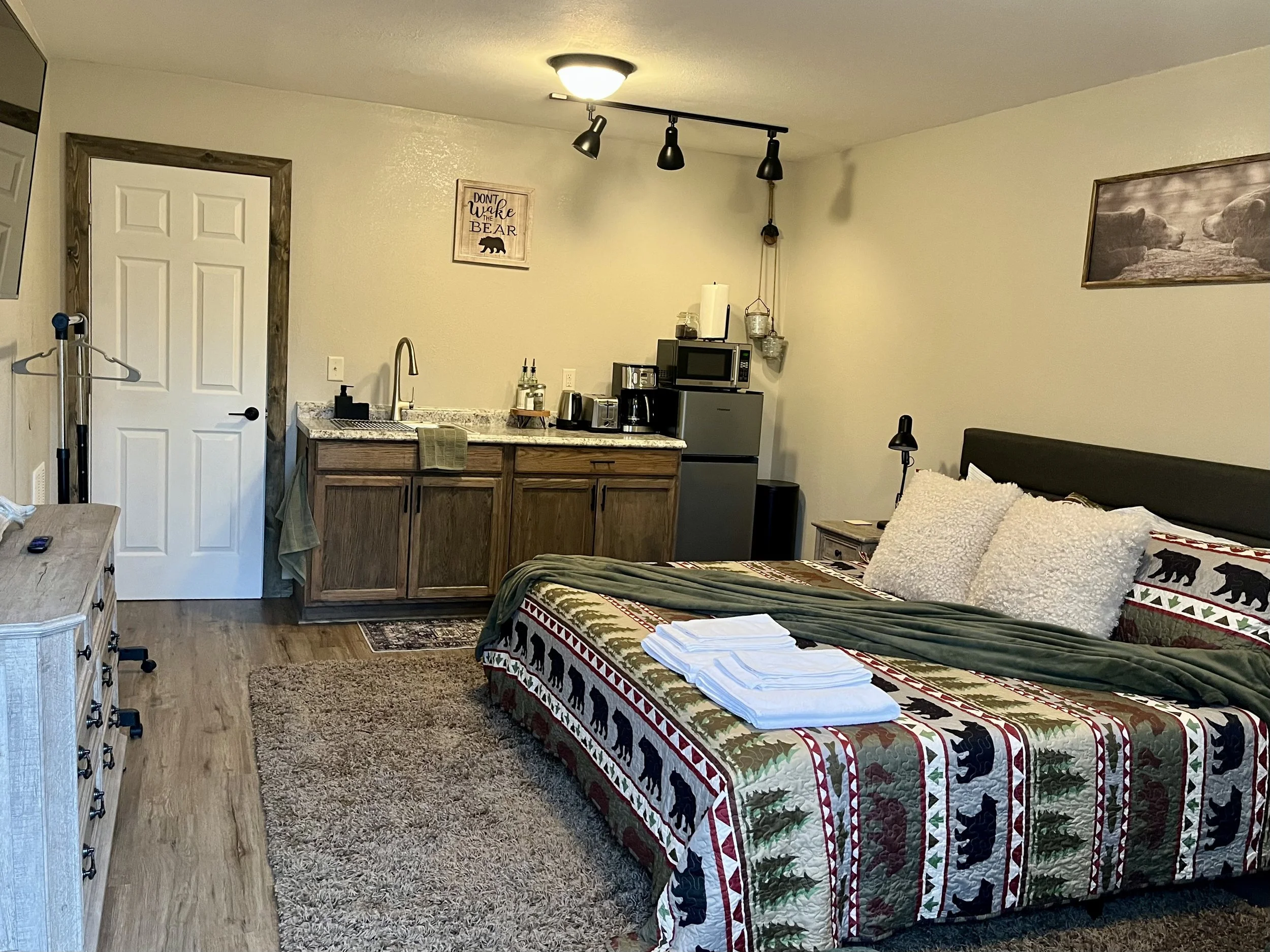 Addition of (2) 650-sf guest cabins to existing rental property just outside of Yellowstone National Park in Gardiner, Montana.