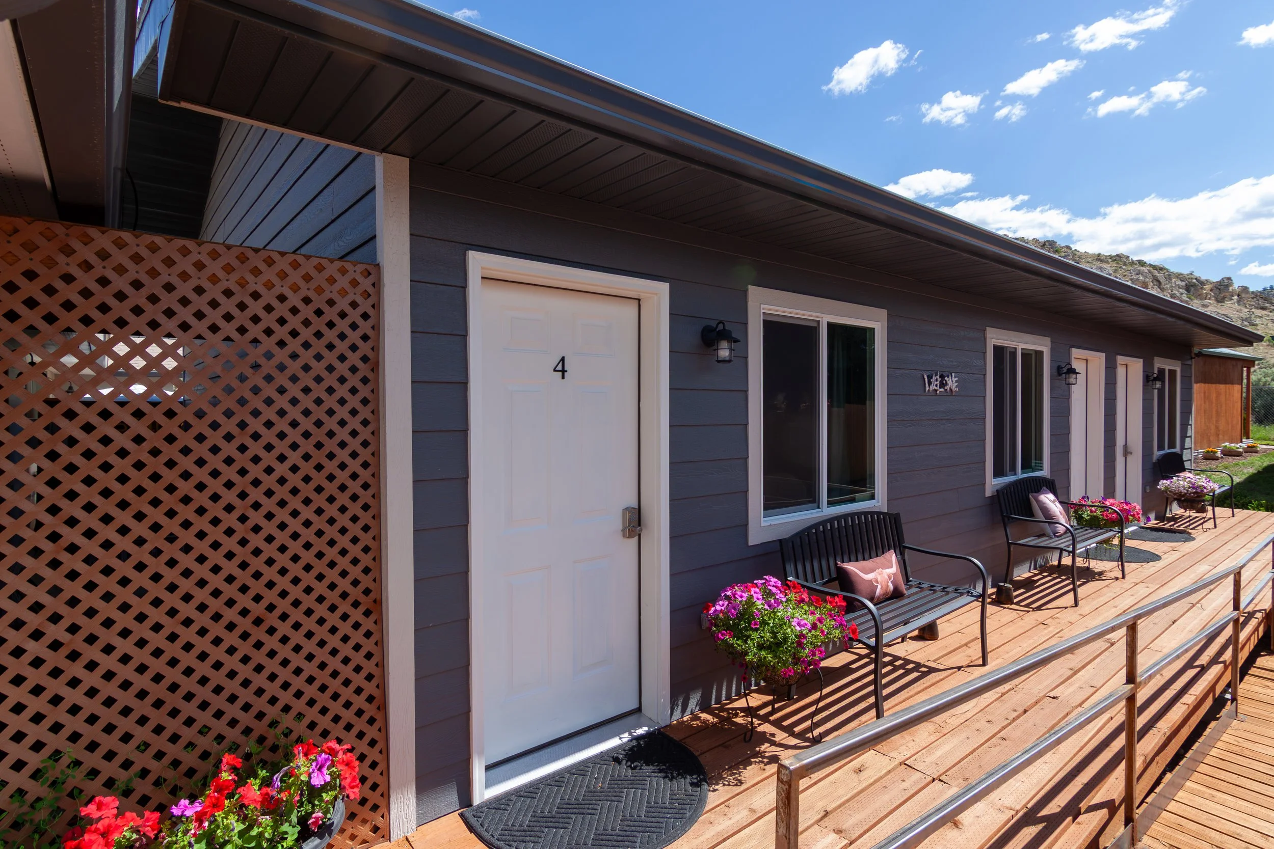 Addition of (2) 650-sf guest cabins to existing rental property just outside of Yellowstone National Park in Gardiner, Montana.