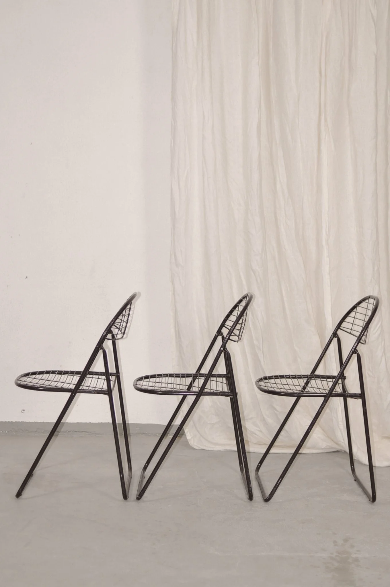 Gammelgaard metal folding chairs