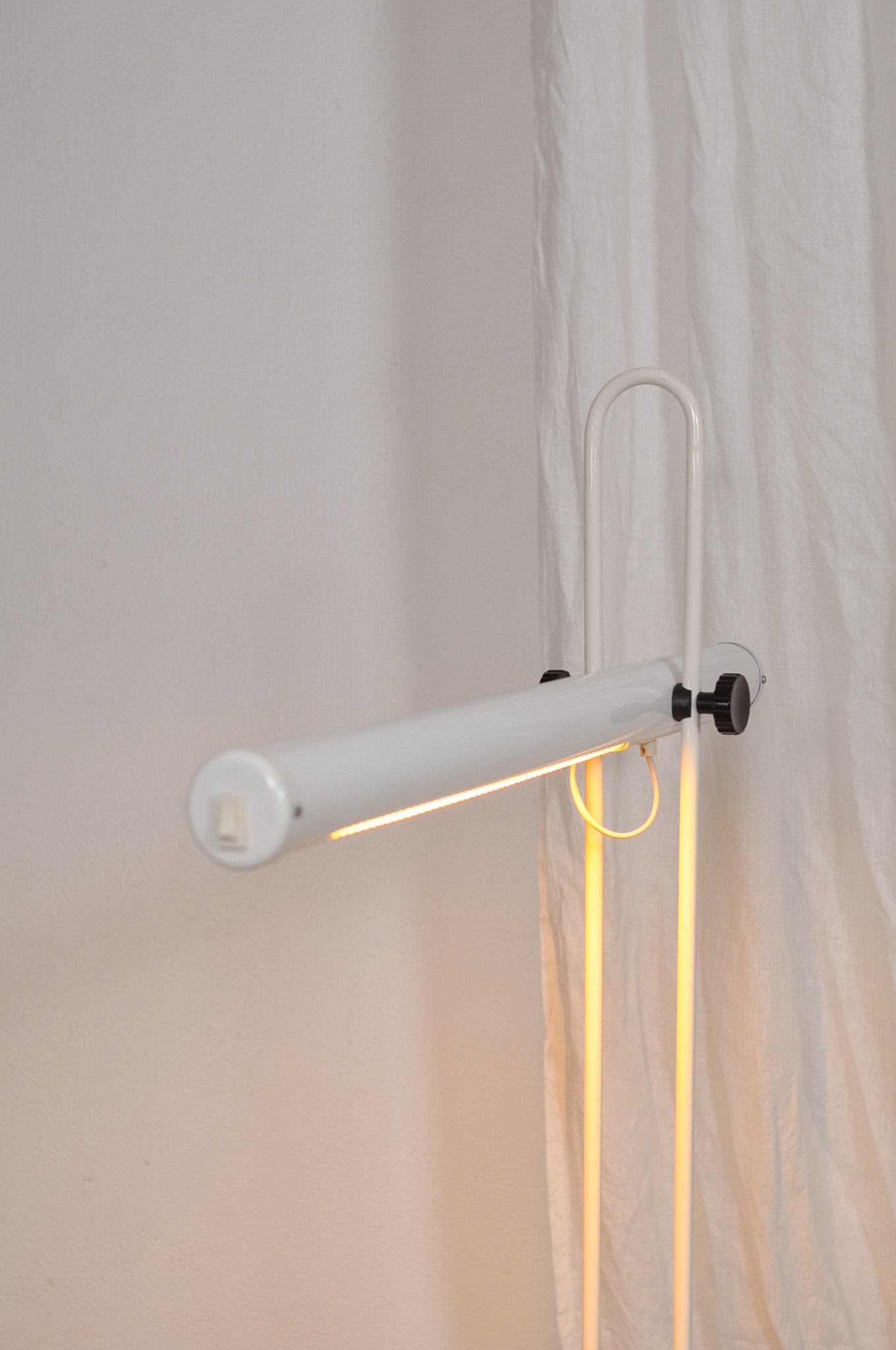 1980s metal floor lamp