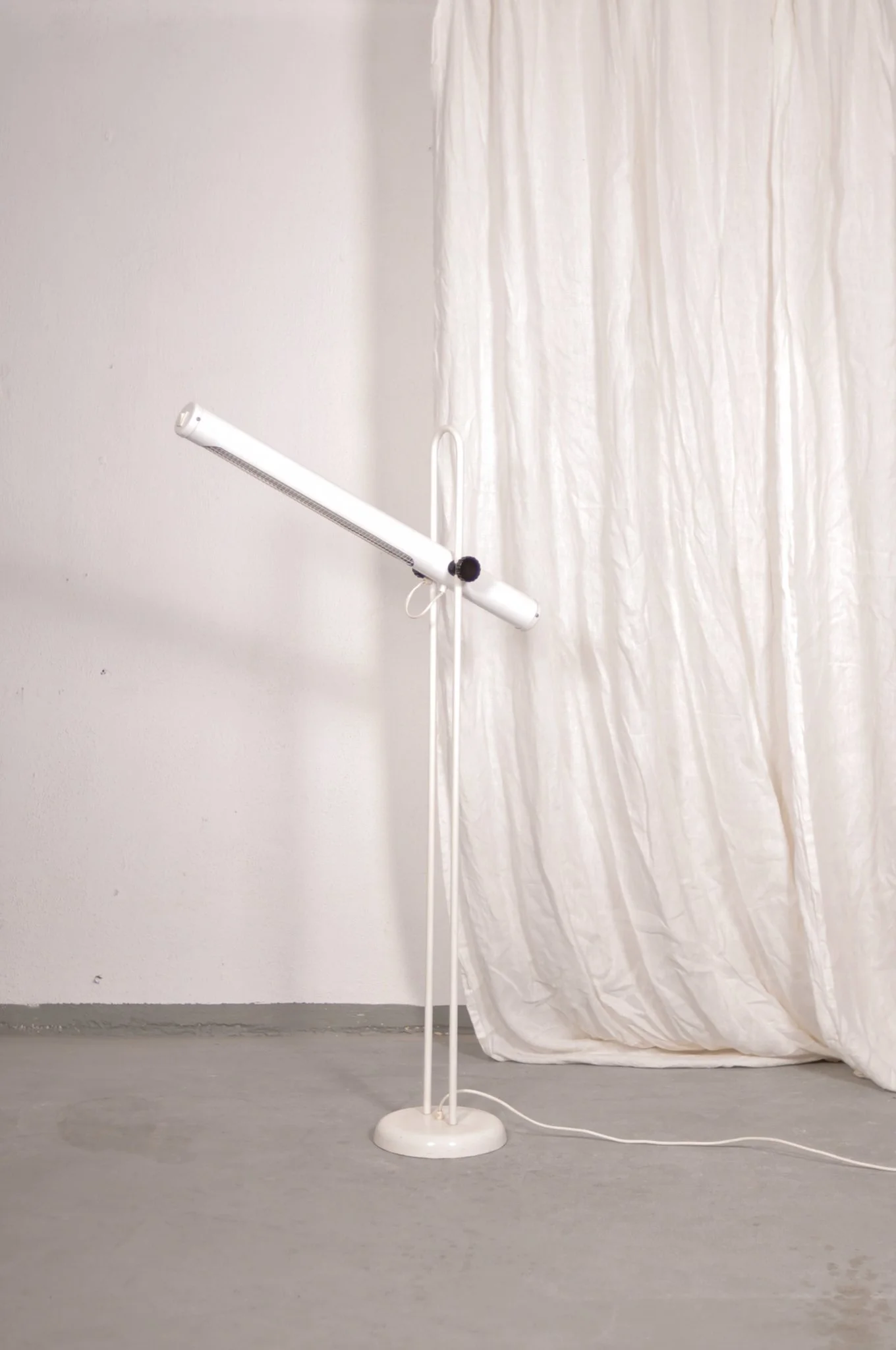 1980s metal floor lamp