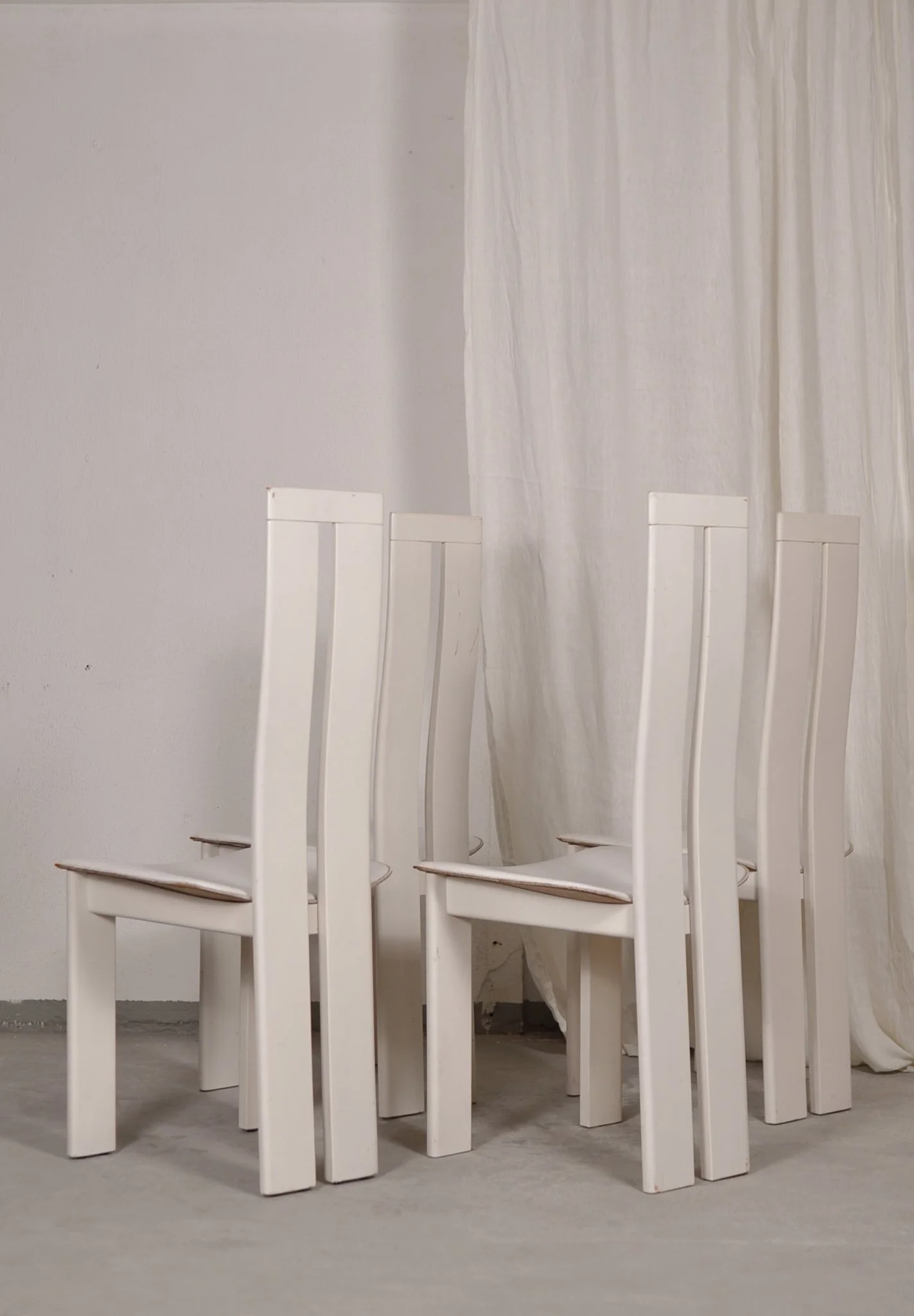 Pietro Costantini Dining Chairs (4x)  1970s-1980s