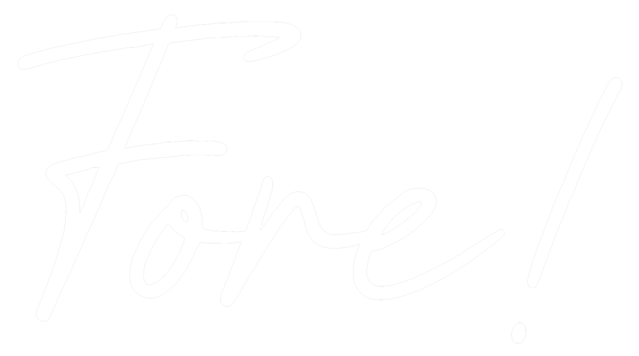 Black background with white handwritten-style text that says 'Fore!' FORE! Golf & Game Simulator — Book a Bay in East Hartford, CT East Hartford Flex Space
