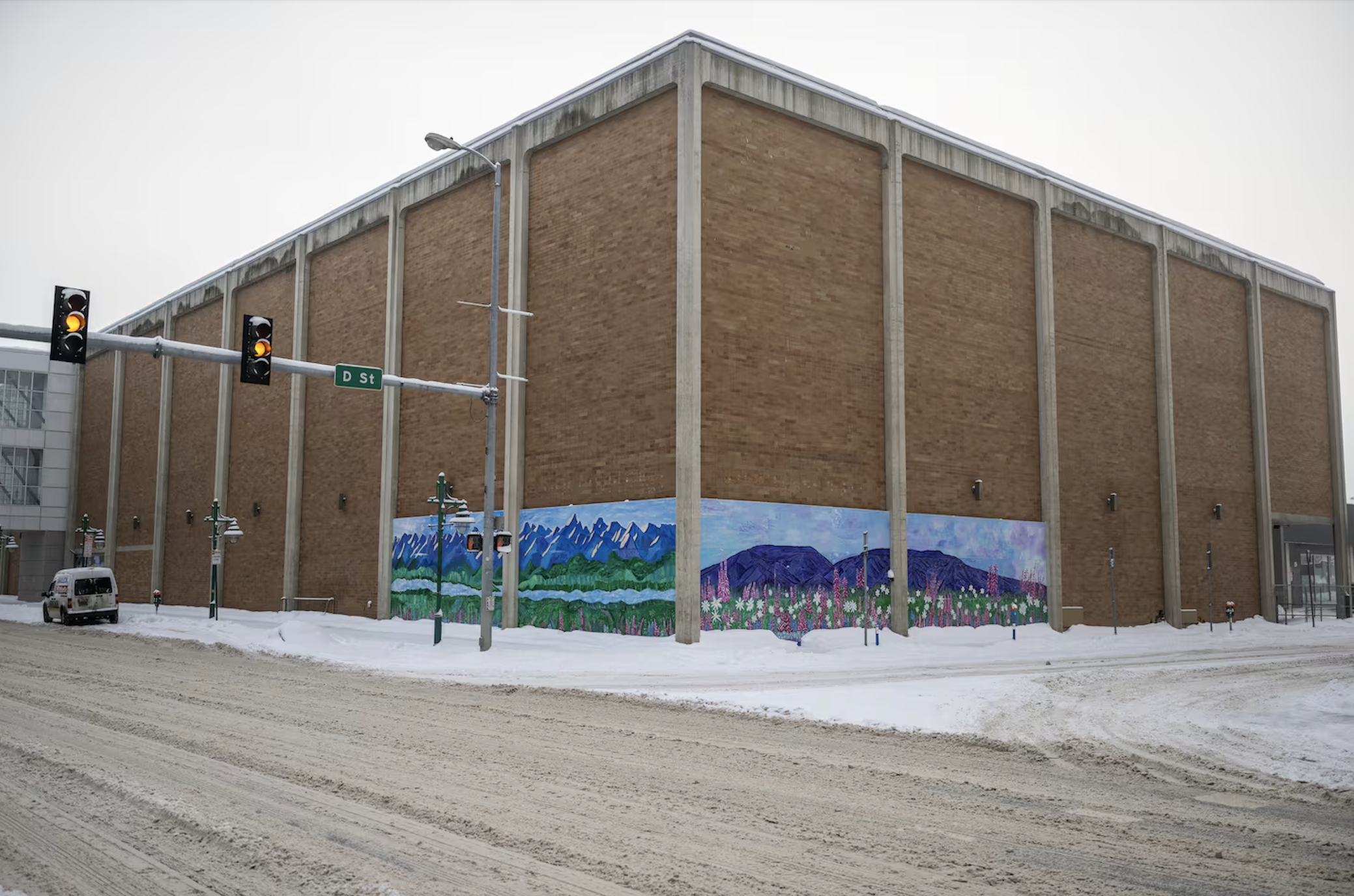The old Nordstrom building today, all boarded up. Sad trombone :(
