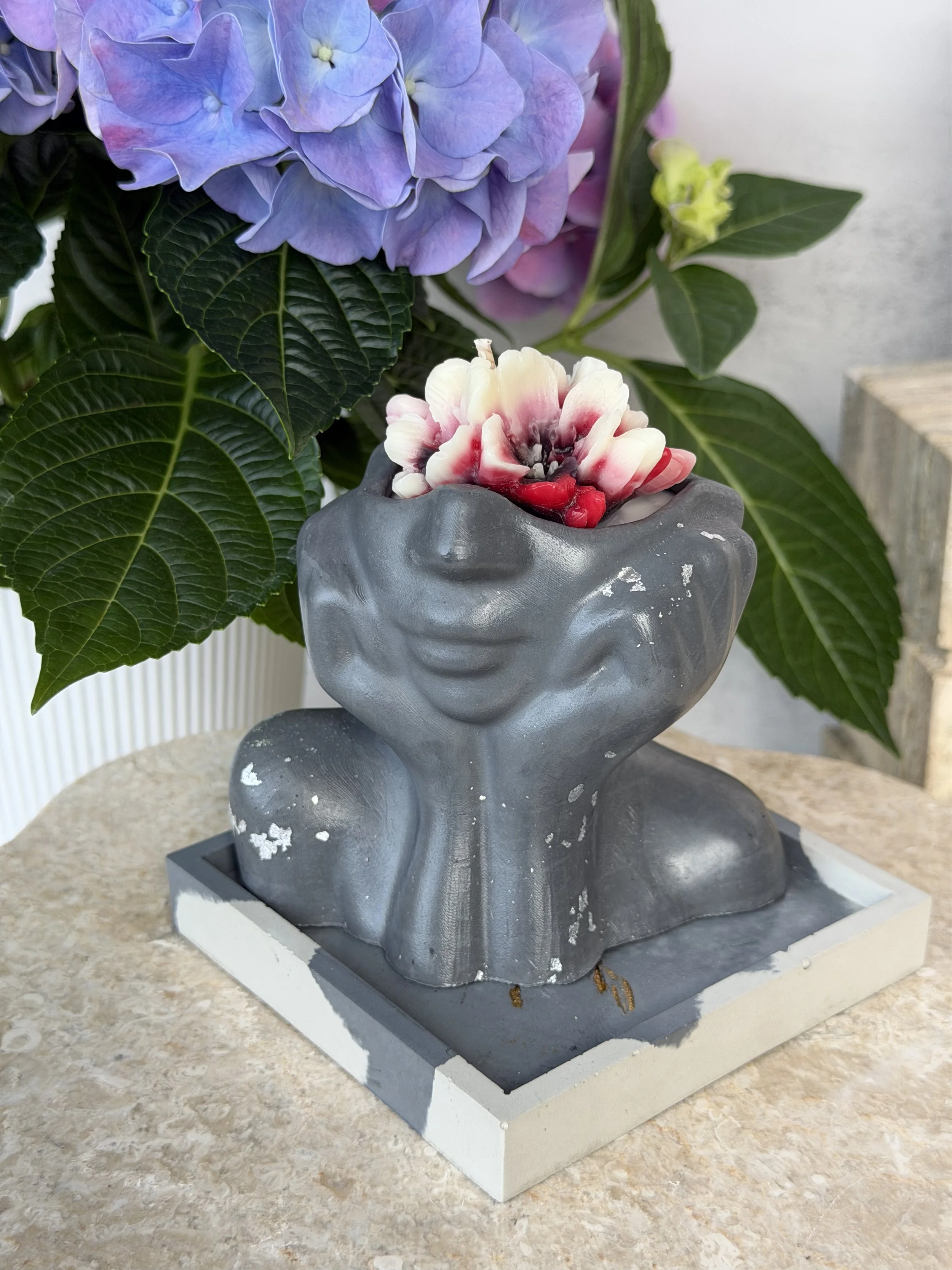 Lady Candle - Grey