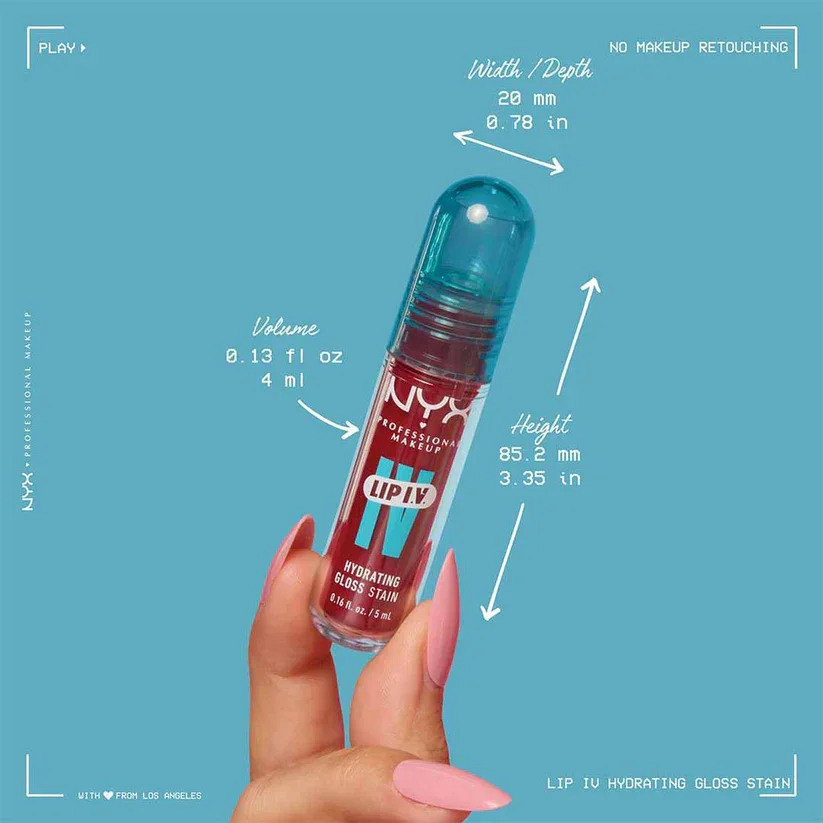 NYX Lip I.V. Hydrating Gloss Stain