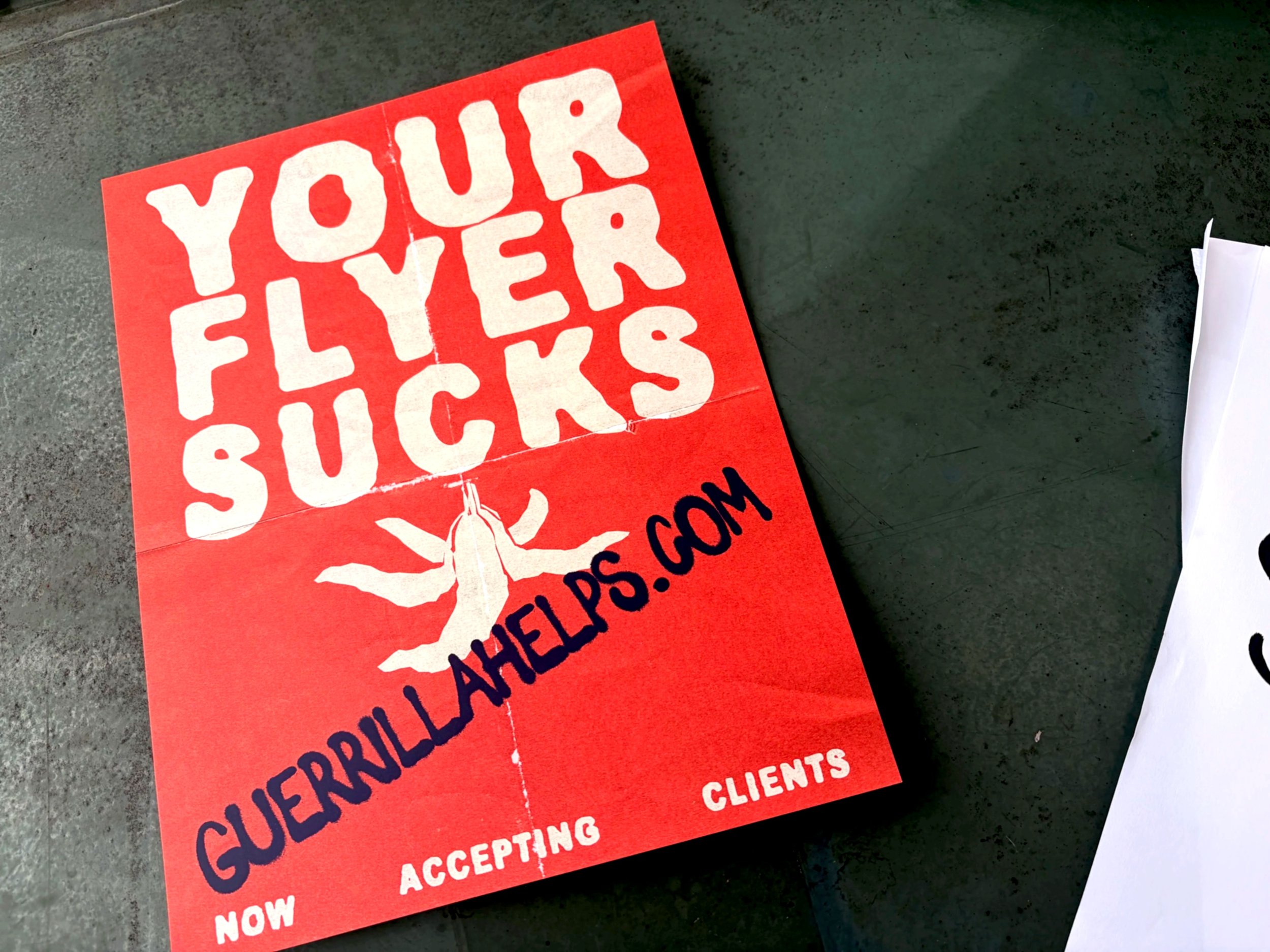 Is your handwritten flyer better than AI?