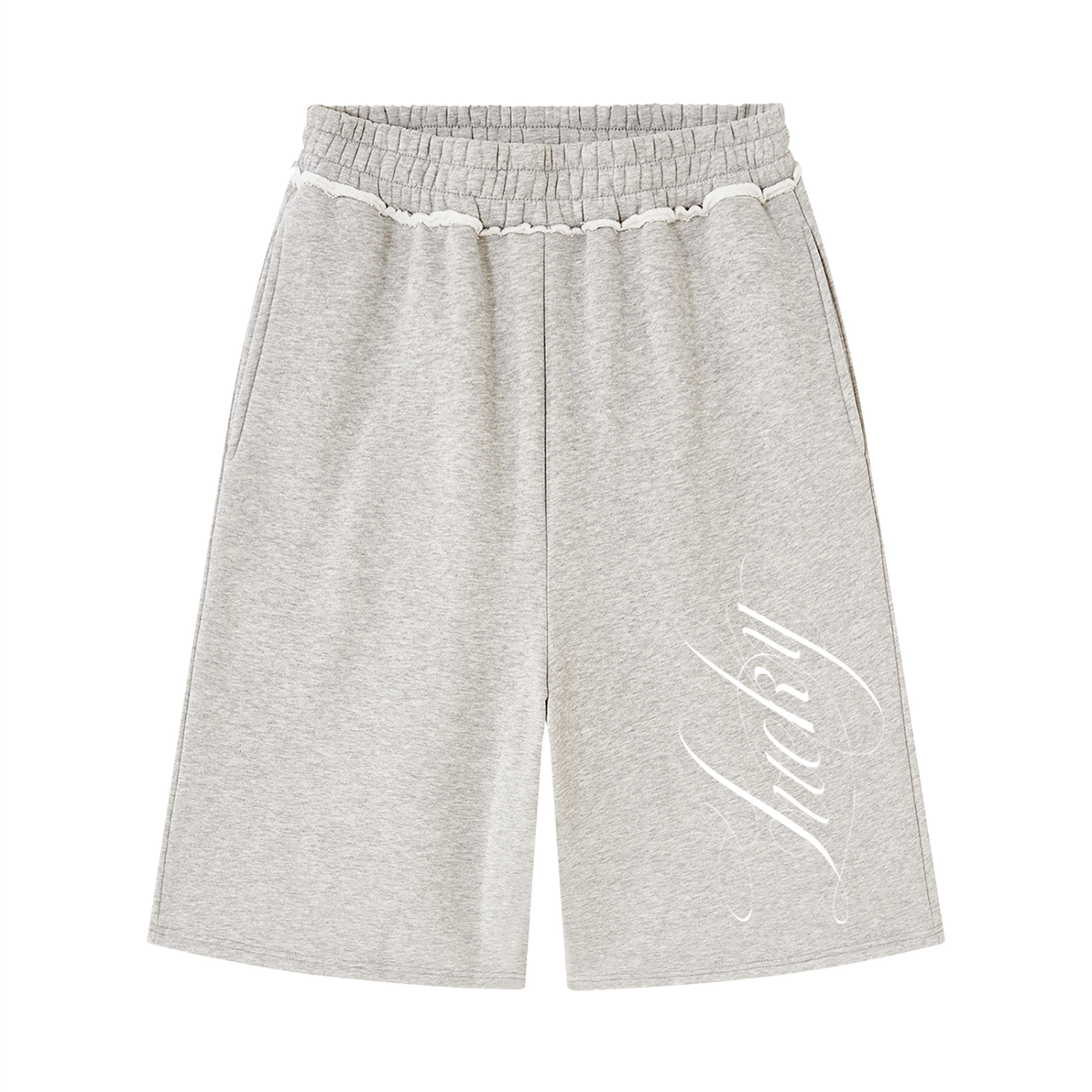 Lucky Script ✤ Shorts - White Lettering