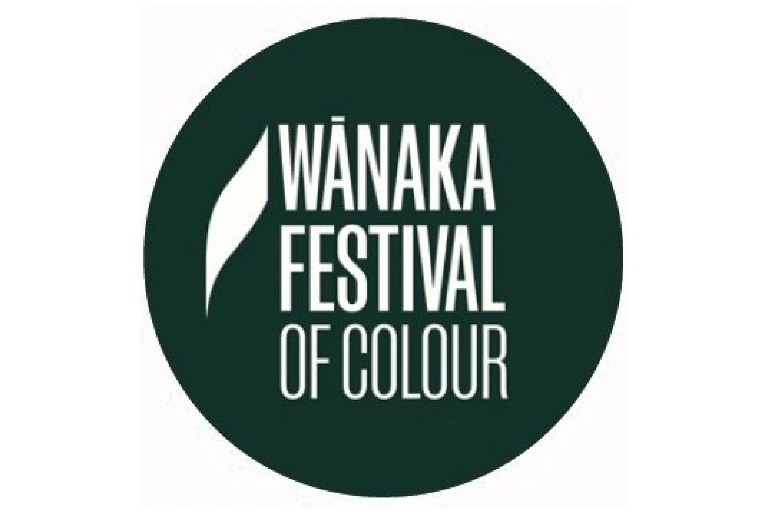 Logo for the Wakanda Festival of Colour, circular design with text in the center.