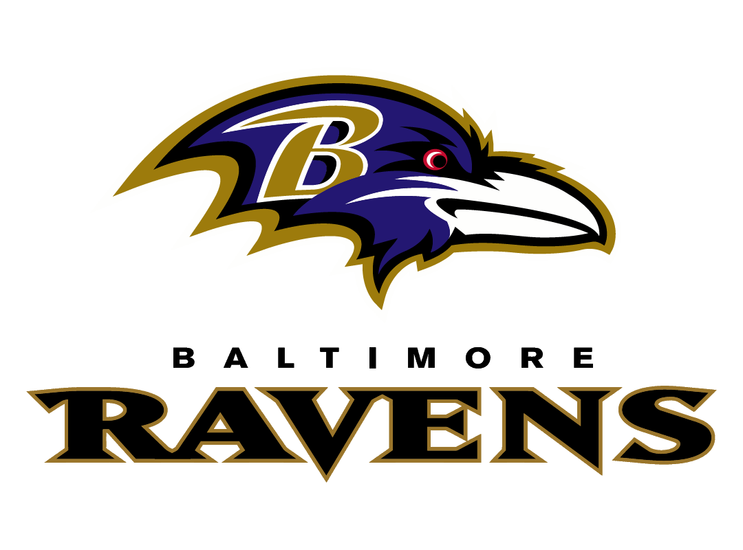 Dr. Lisa Petit, M.D.- Pediatrician and Keynote Speaker- Participated in the Baltimore Ravens Employee Wellness Week. Baltimore Ravens team logo featuring a stylized raven's head and the word Ravens below.