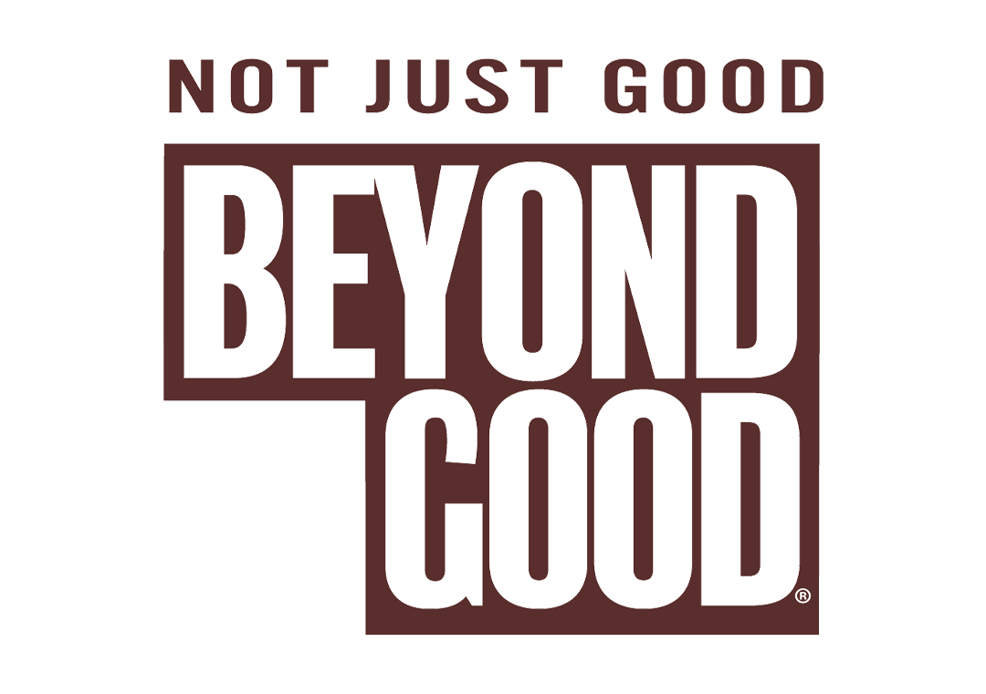 Logo for Beyond Good reading: "Not Just Good. Beyond Good"