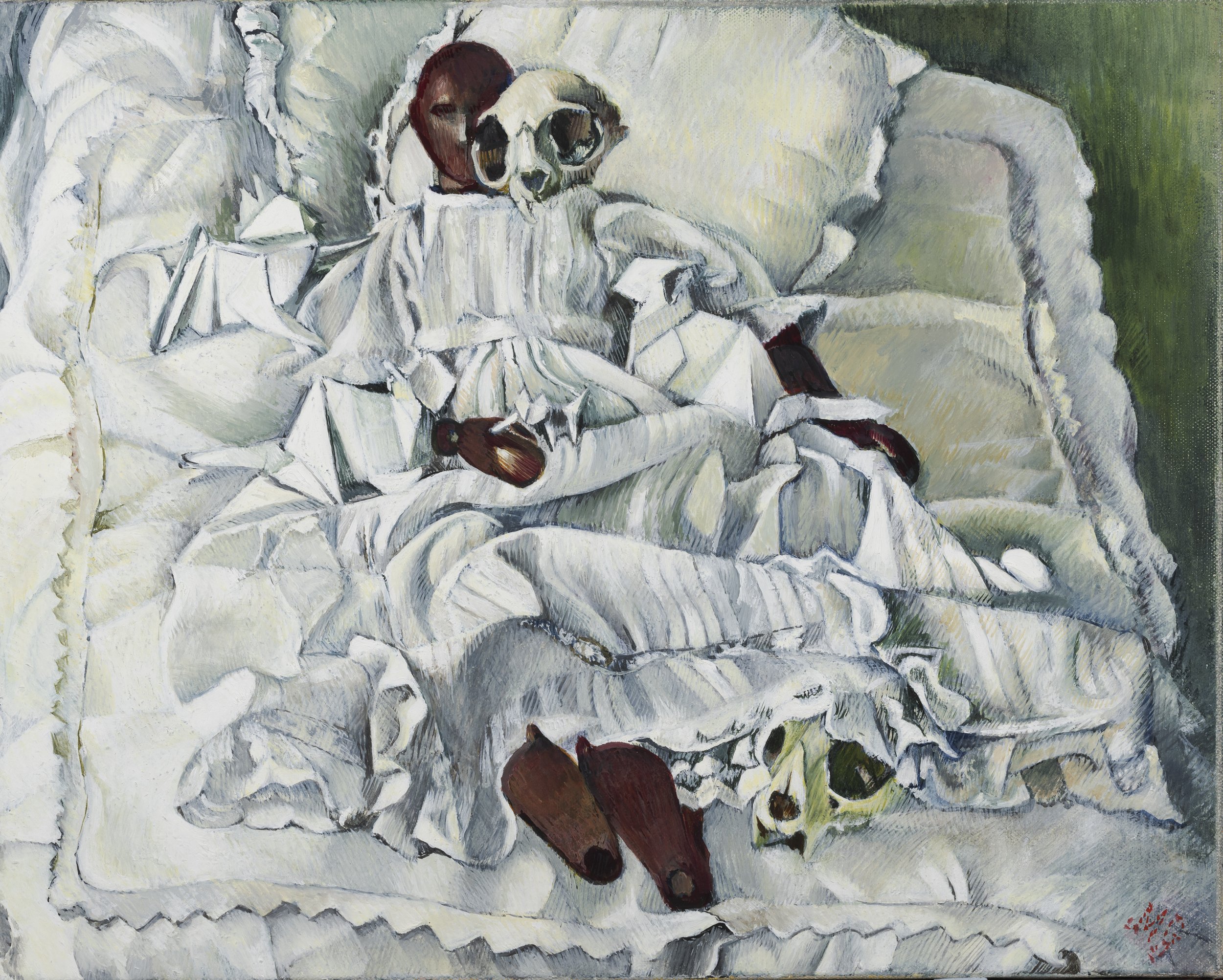 Dimity, oil on canvas, 525mm x 424mm