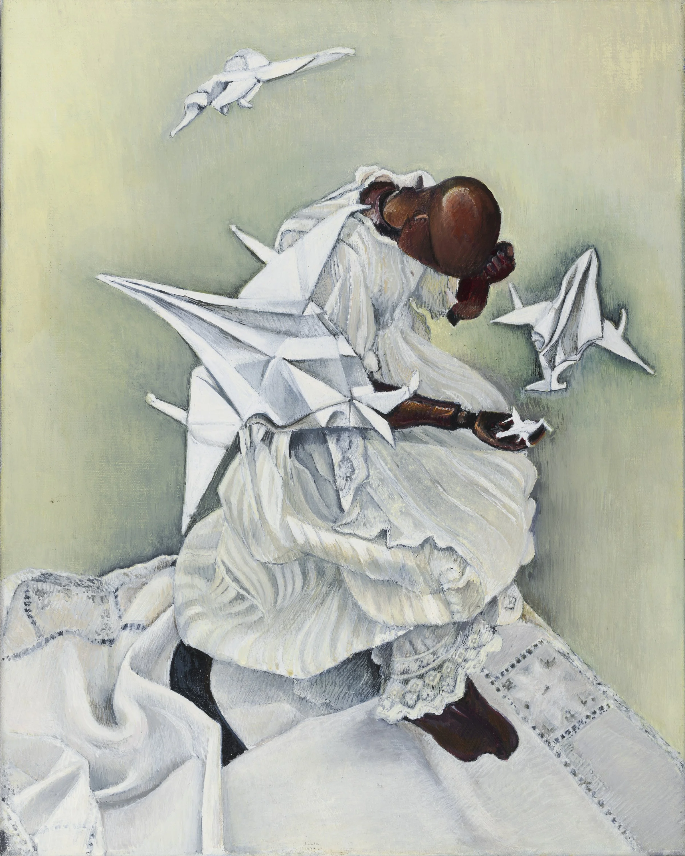 Forty-three years, oil on canvas, 424mm x 525mm