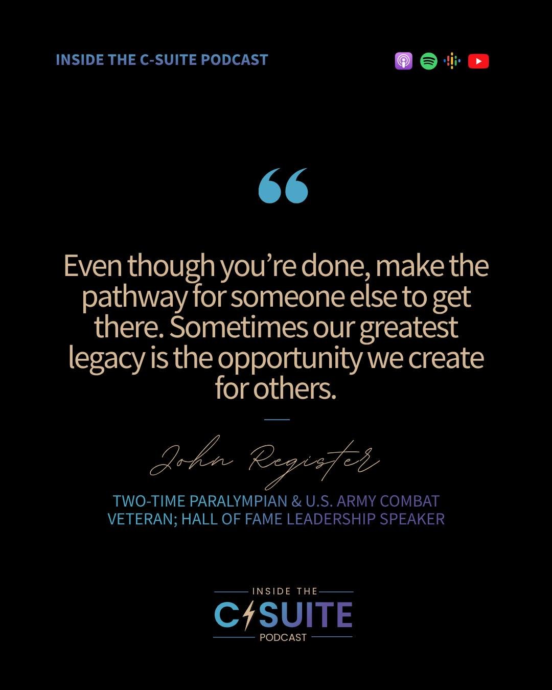 Leadership isn't measured by how far you go&mdash;it's measured by who you help along the way.

Many leaders focus on achieving the next milestone. But the greatest leaders understand that success becomes even more meaningful when they intentionally 
