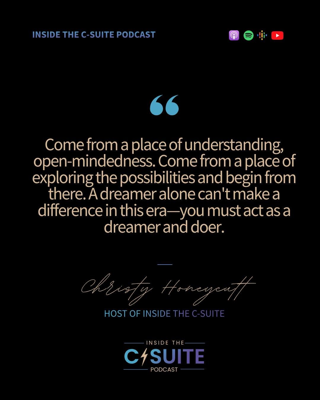 Big ideas are only the beginning.

Many leaders have a vision, but vision without action rarely creates meaningful change. Others stay busy taking action without taking time to understand different perspectives or explore new possibilities.

The stro