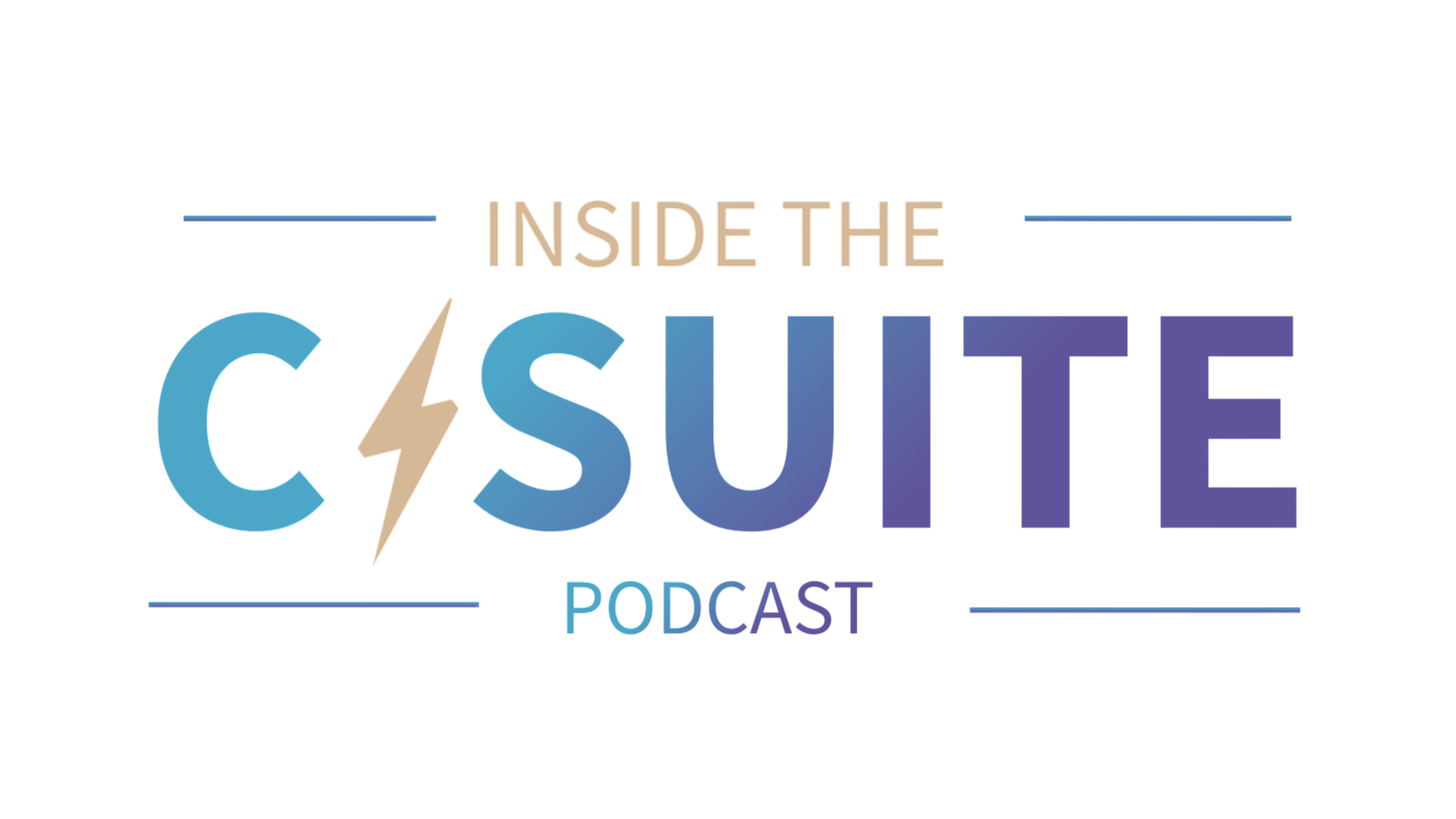 Logo for the Inside the Curse Podcast featuring stylized text and a small lightning bolt in the letter C.
