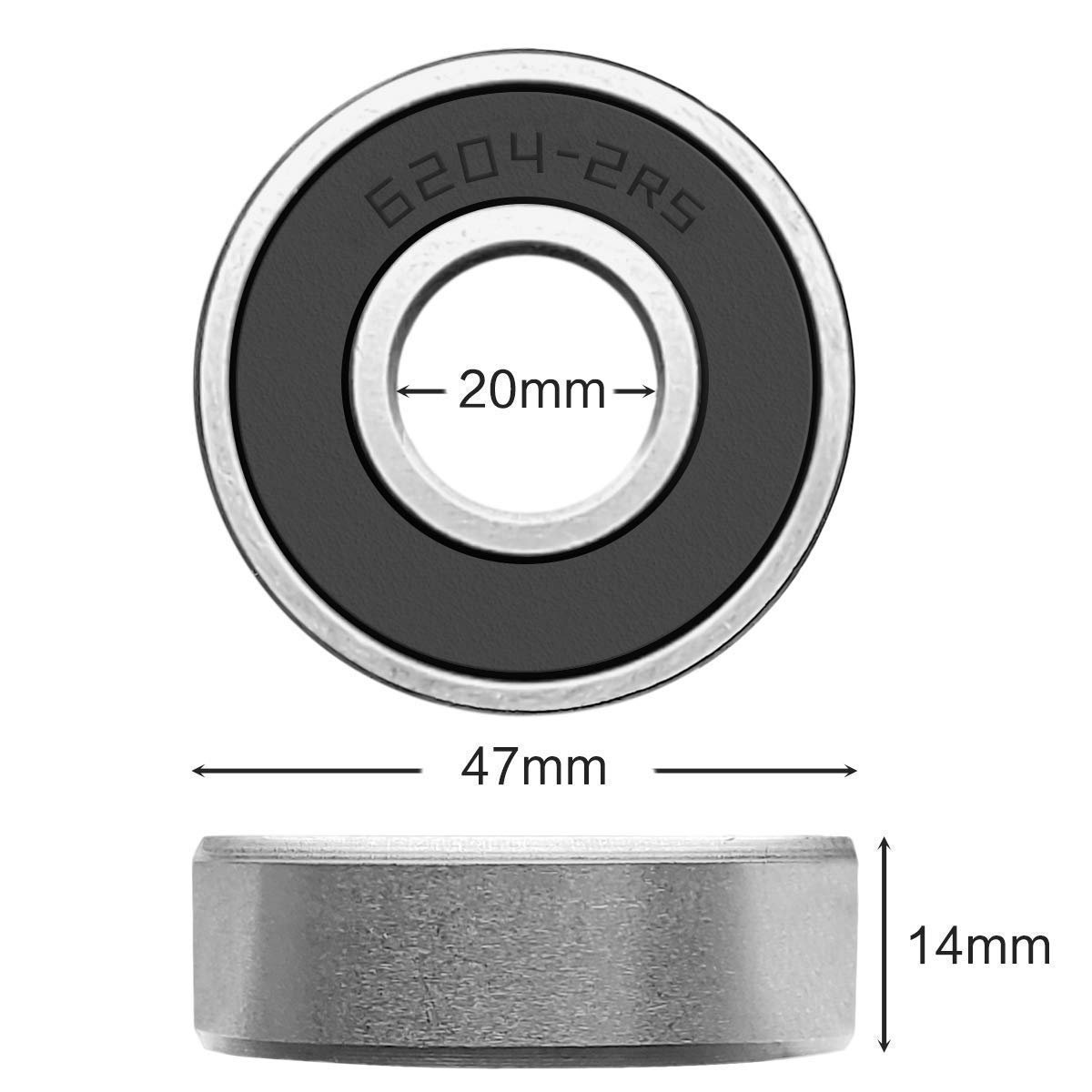 6204 2RS  (VBI) bearing