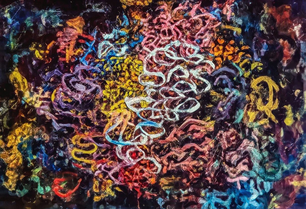 Untitled, 1995. Oil on canvas. 24”x 36"