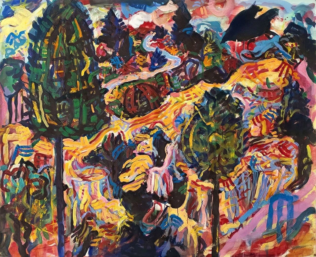 Untitled, 1994. Oil on canvas. 50”x 56"
