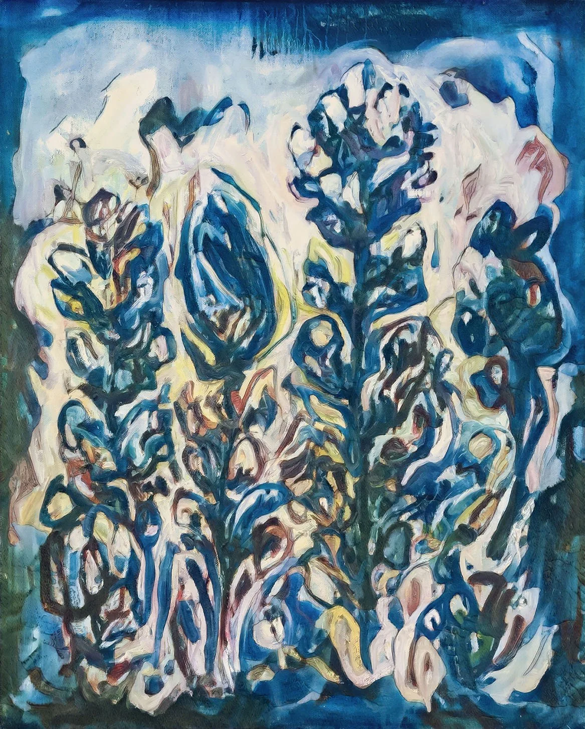 Garden, 1996. Oil on canvas. 16”x 20"