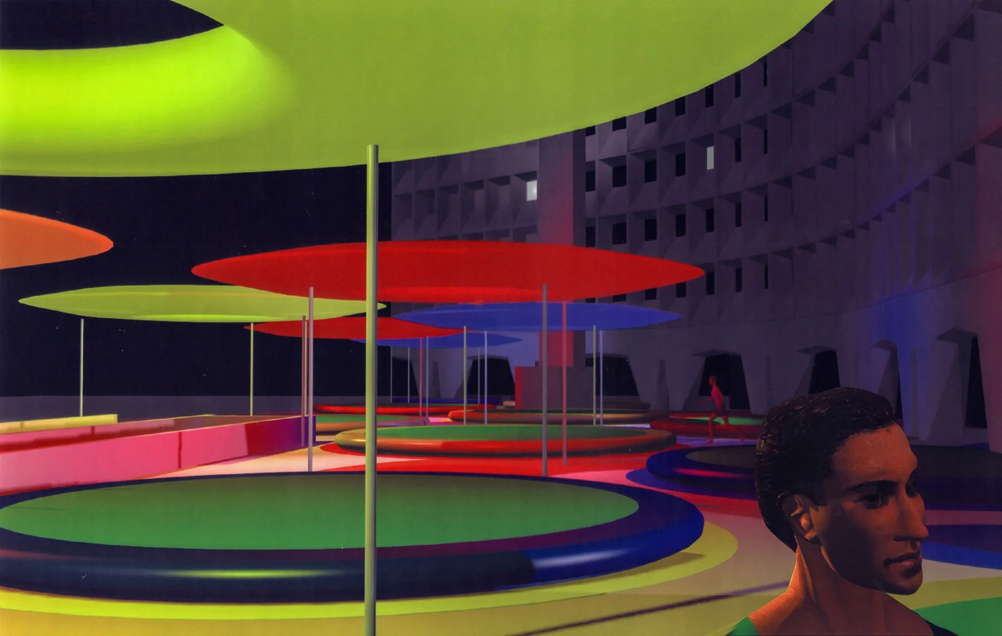 HUD Plaza, 1996. (For Martha Schwartz Inc.)