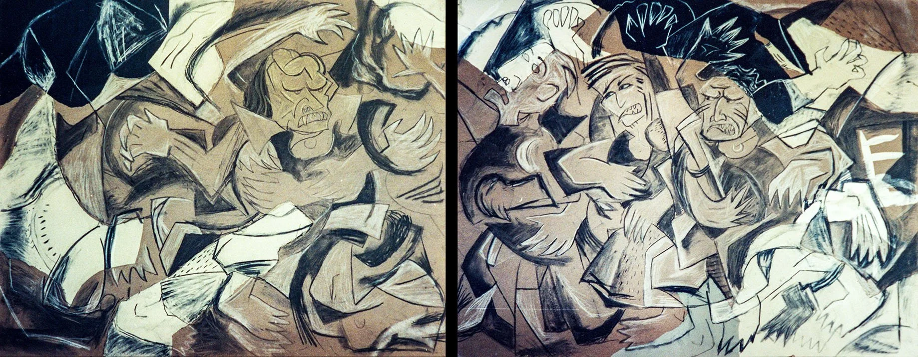 Tōshi, 1984. Mixed Media. 48" x 36"