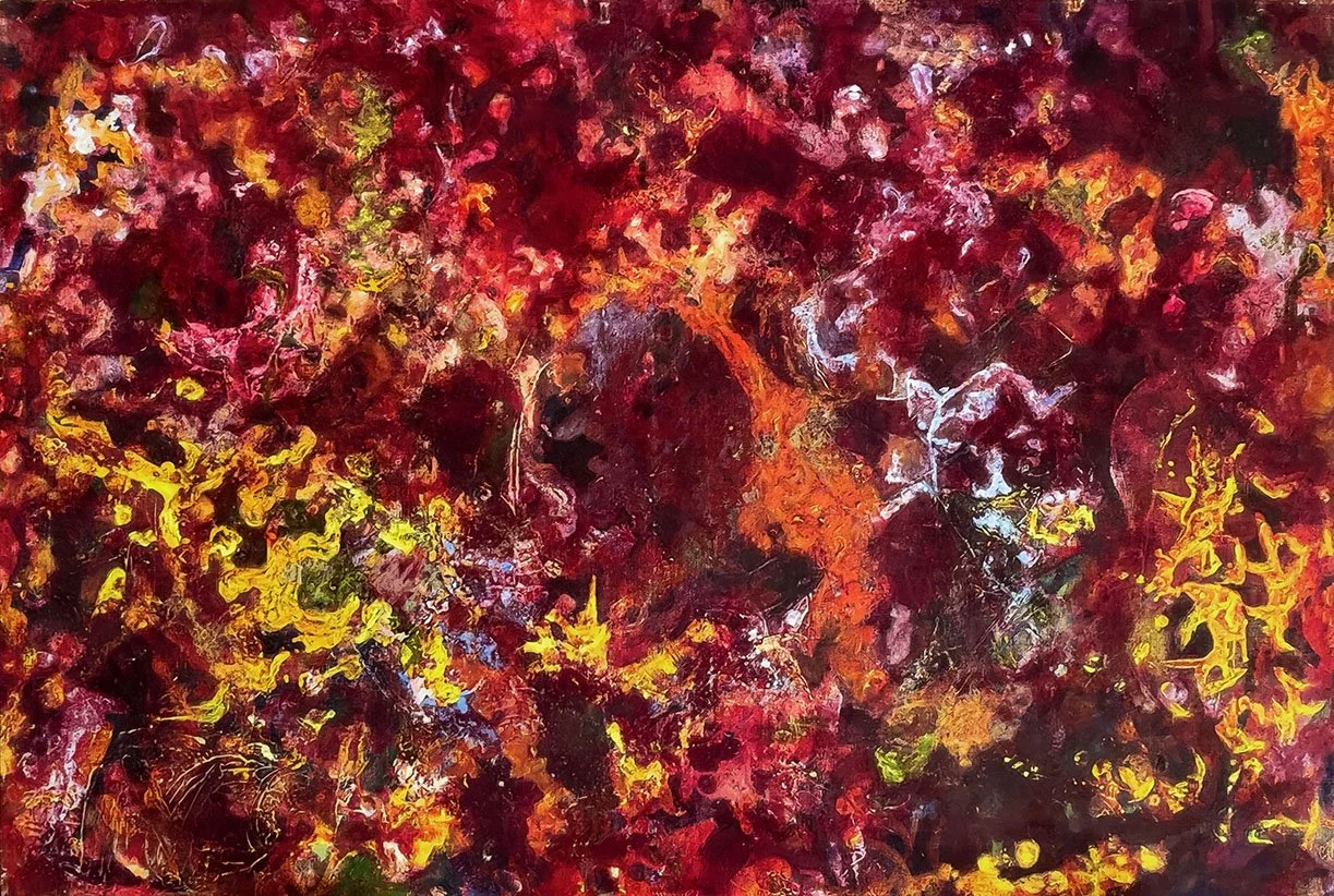 Red Shift, 1996. Oil on canvas. 24”x 36"