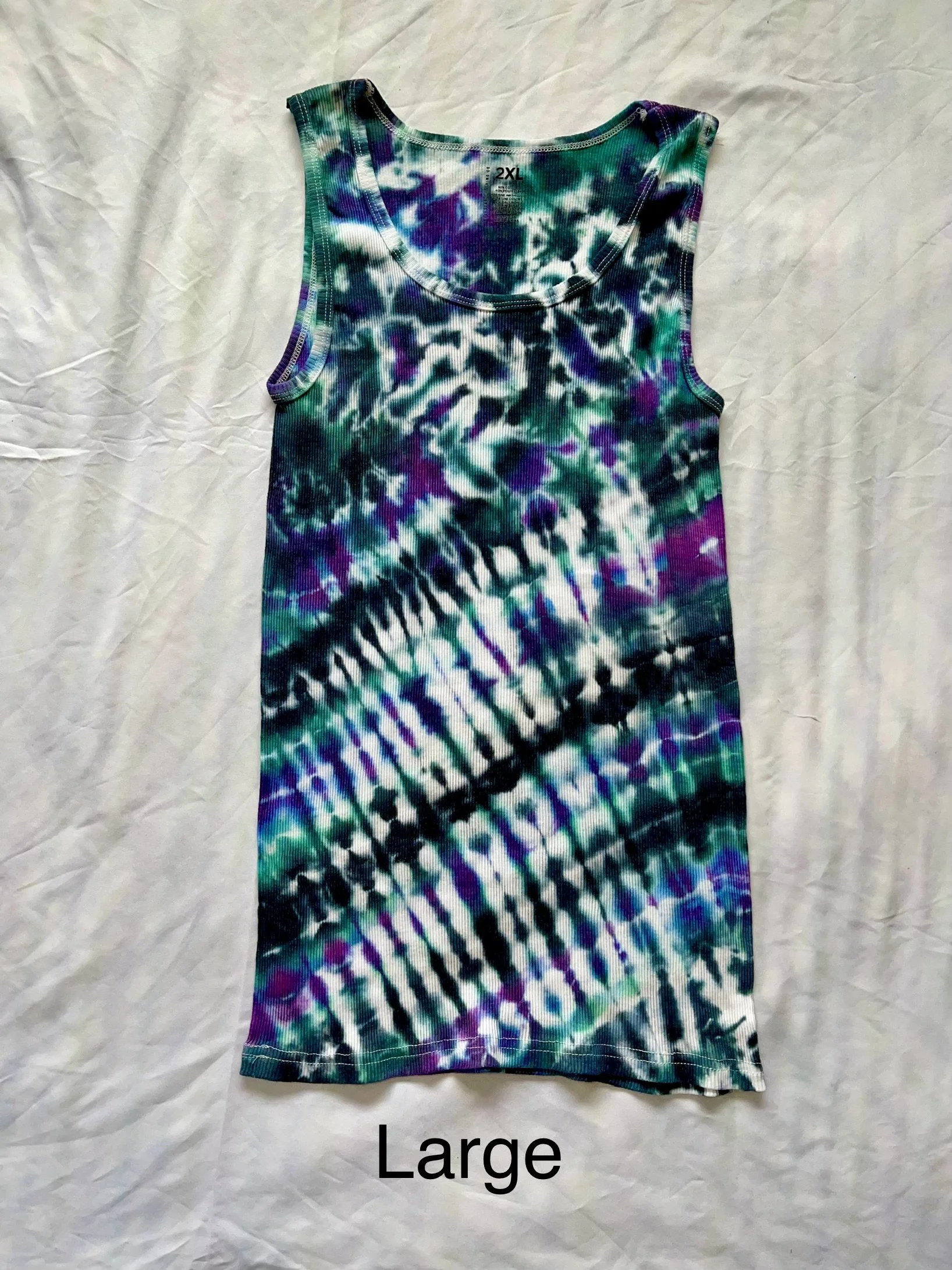 Large Tie Dyed Tank Top