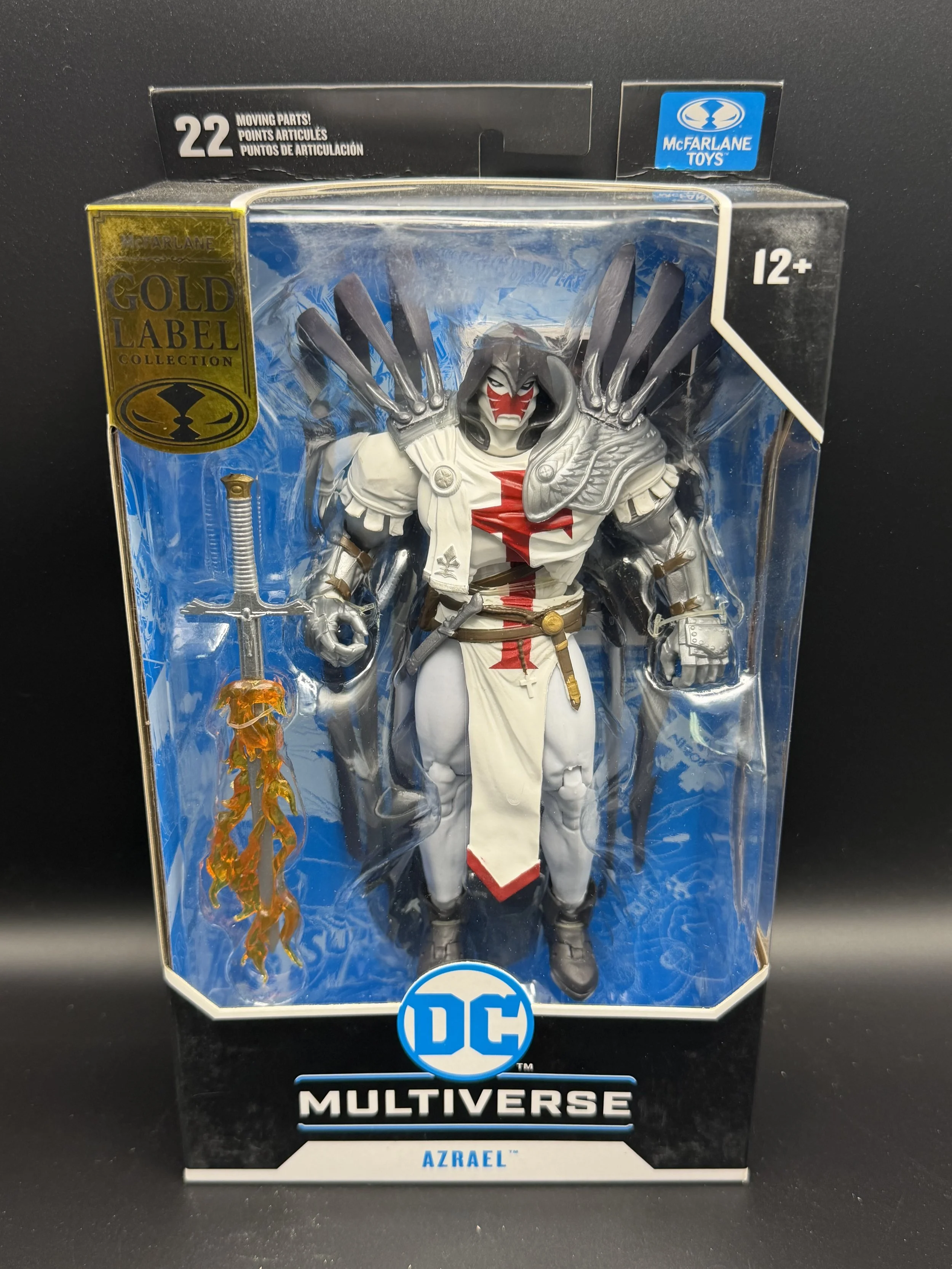McFarlane Toys DC Multiverse Azrael Gold Label Action Figure - White & Red