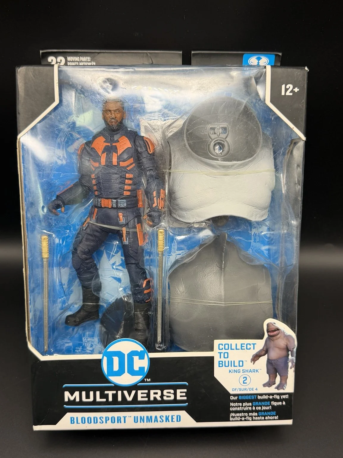 McFarlane DC Multiverse Bloodsport Unmasked — The Suicide Squad King Shark Collect to Build