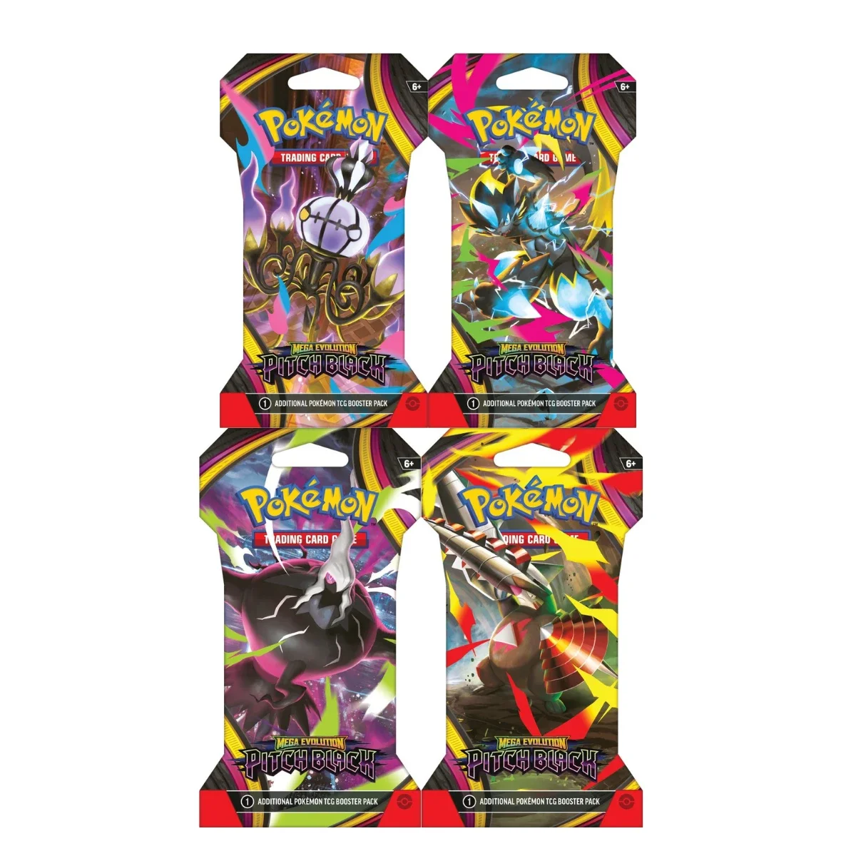 Pokemon TCG: Mega Evolution – Pitch Black Sleeved Booster Pack