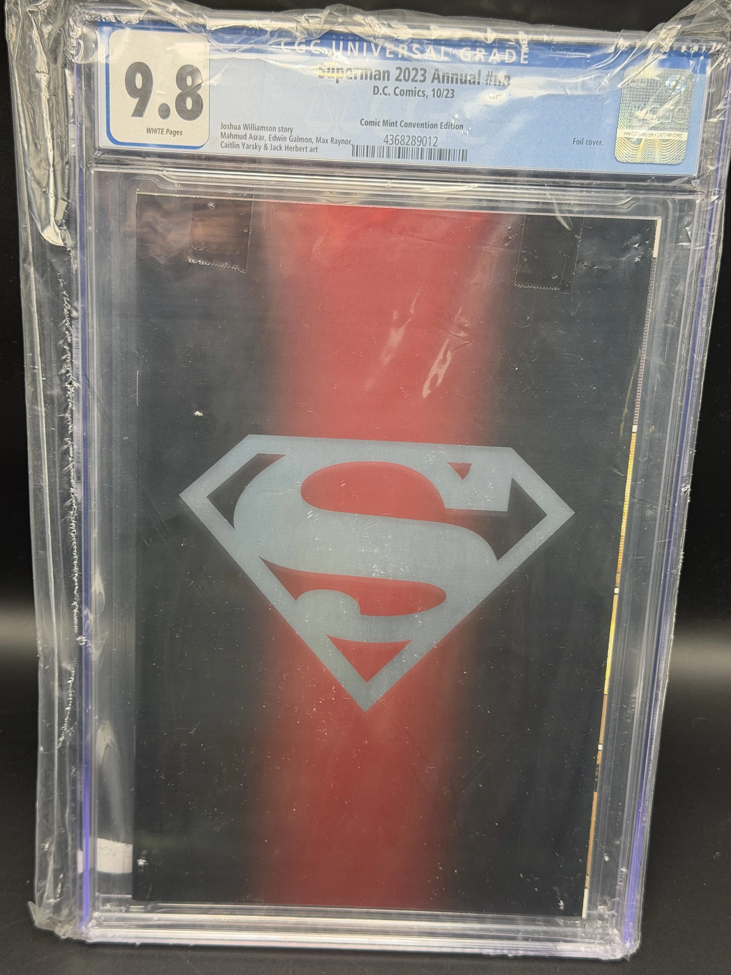 Superman #2 (2023) – Jonboy Meyers Variant / wraparound cover – CGC 9.8