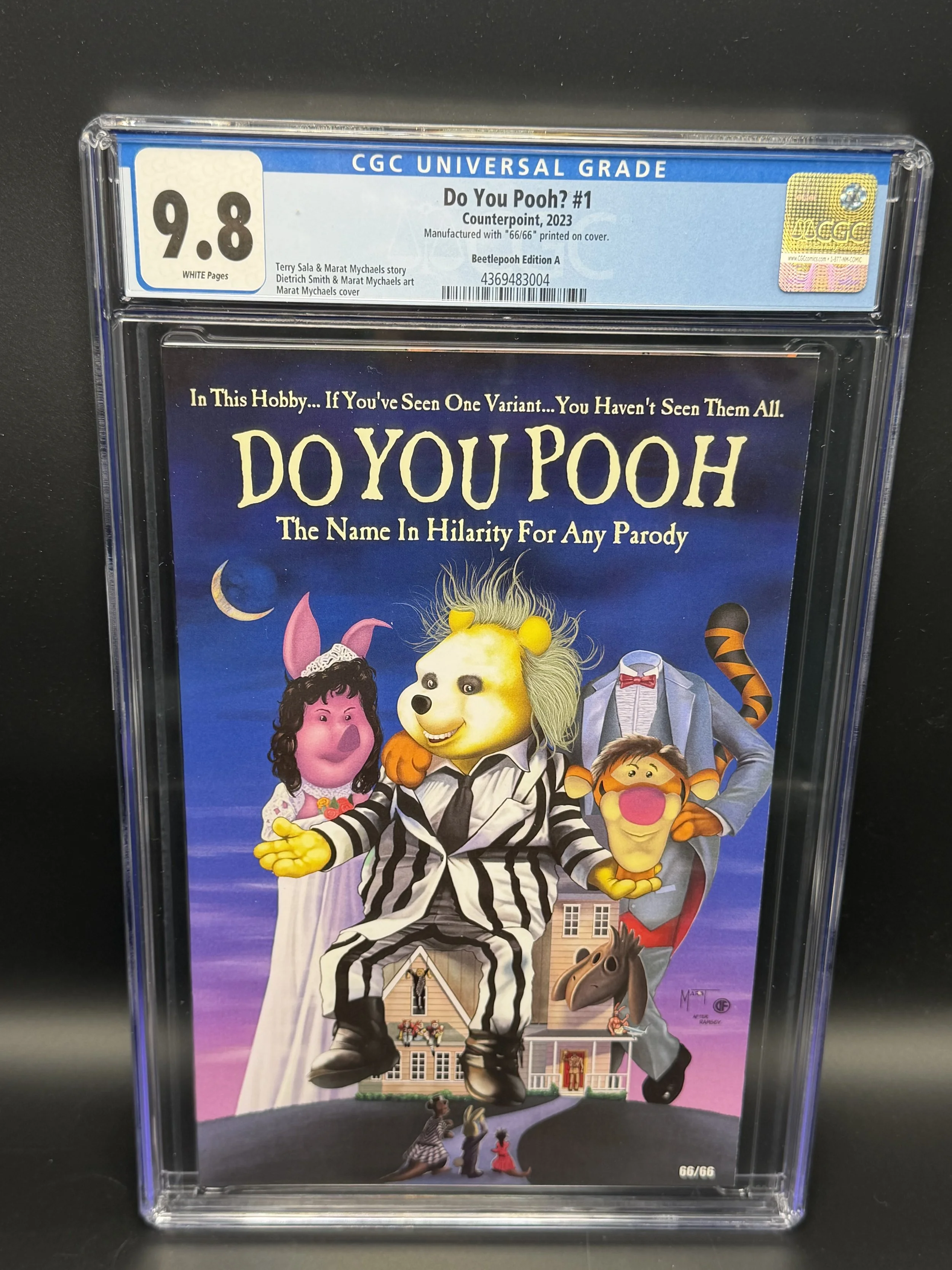 Do You Pooh #1 Beetlepooh Edition A 66/66 — Universal 9.8 — CGC 4369483004