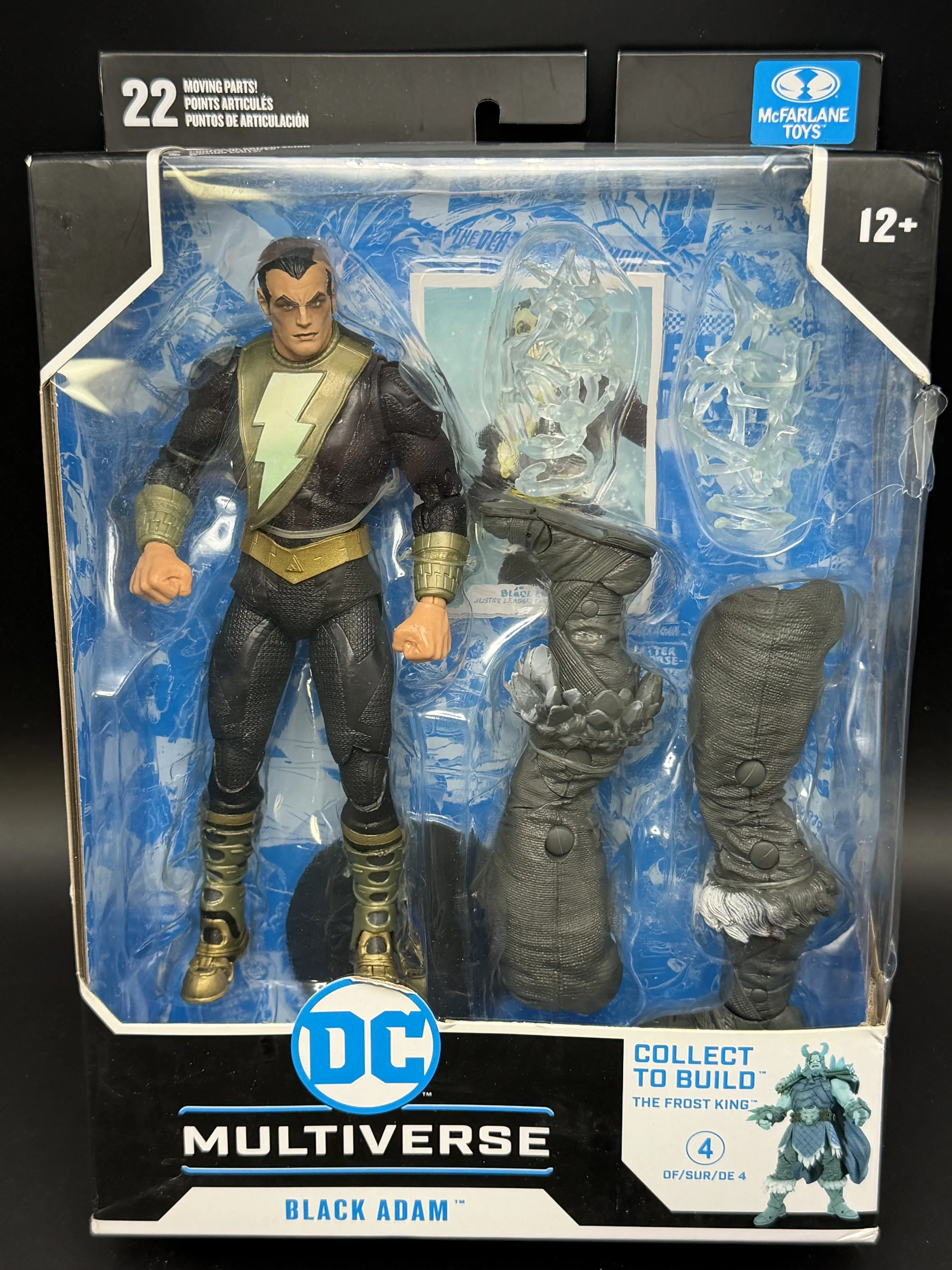 McFarlane Toys DC Multiverse Black Adam – Endless Winter — Frost King Collect to Build, 4 of 4 Action Figure