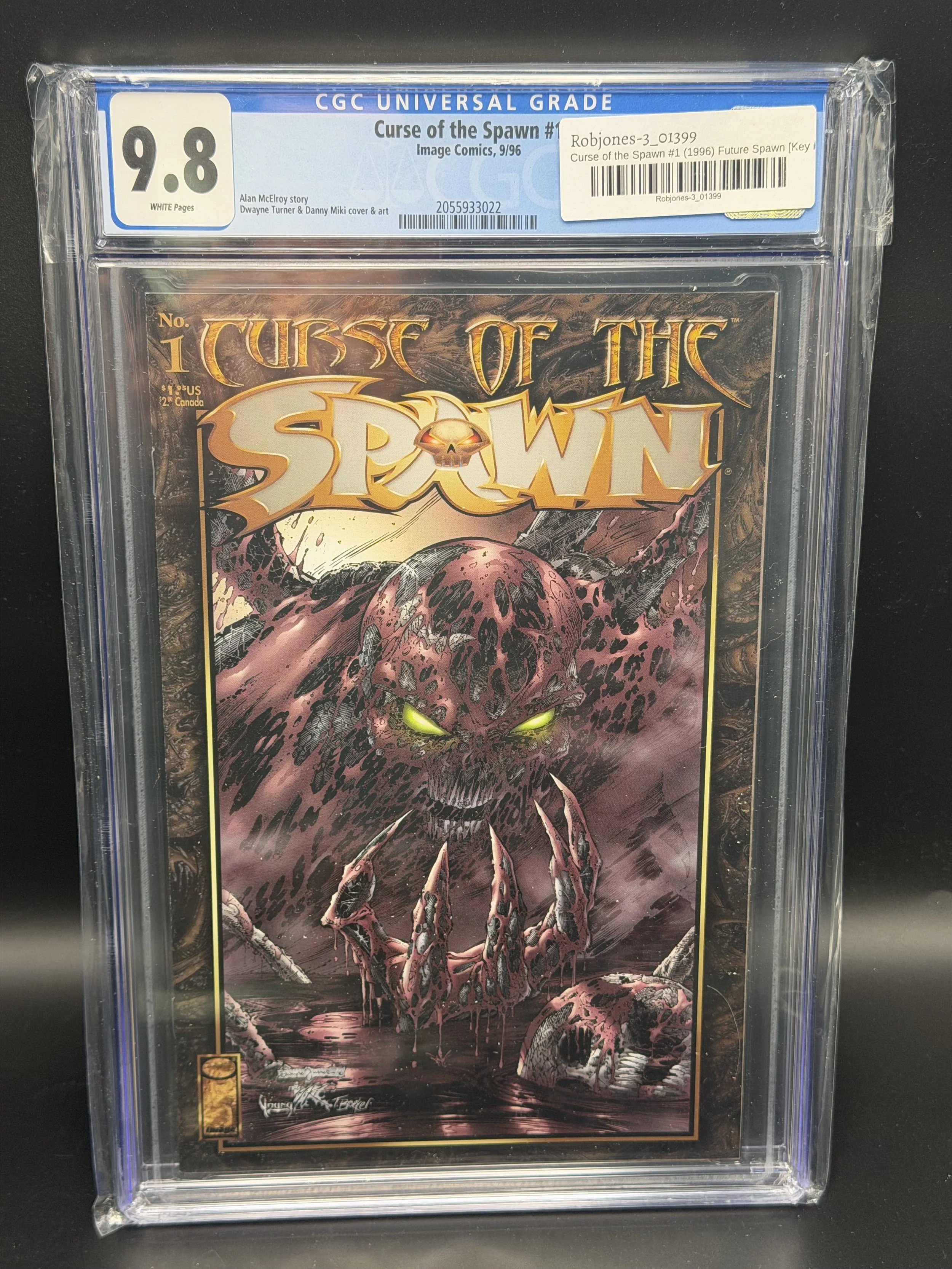 Curse of the Spawn #1 (1996) — Universal 9.8 — CGC 2055933022