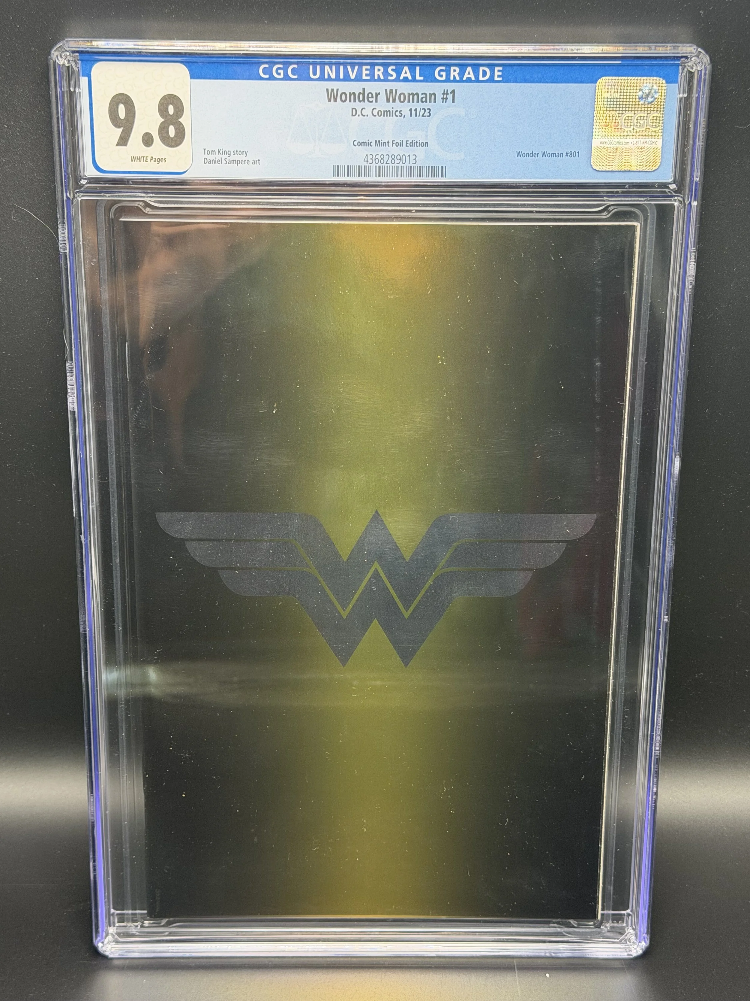 Wonder Woman #1 (2023) Comic Mint Foil — Universal 9.8 — CGC 4368289013