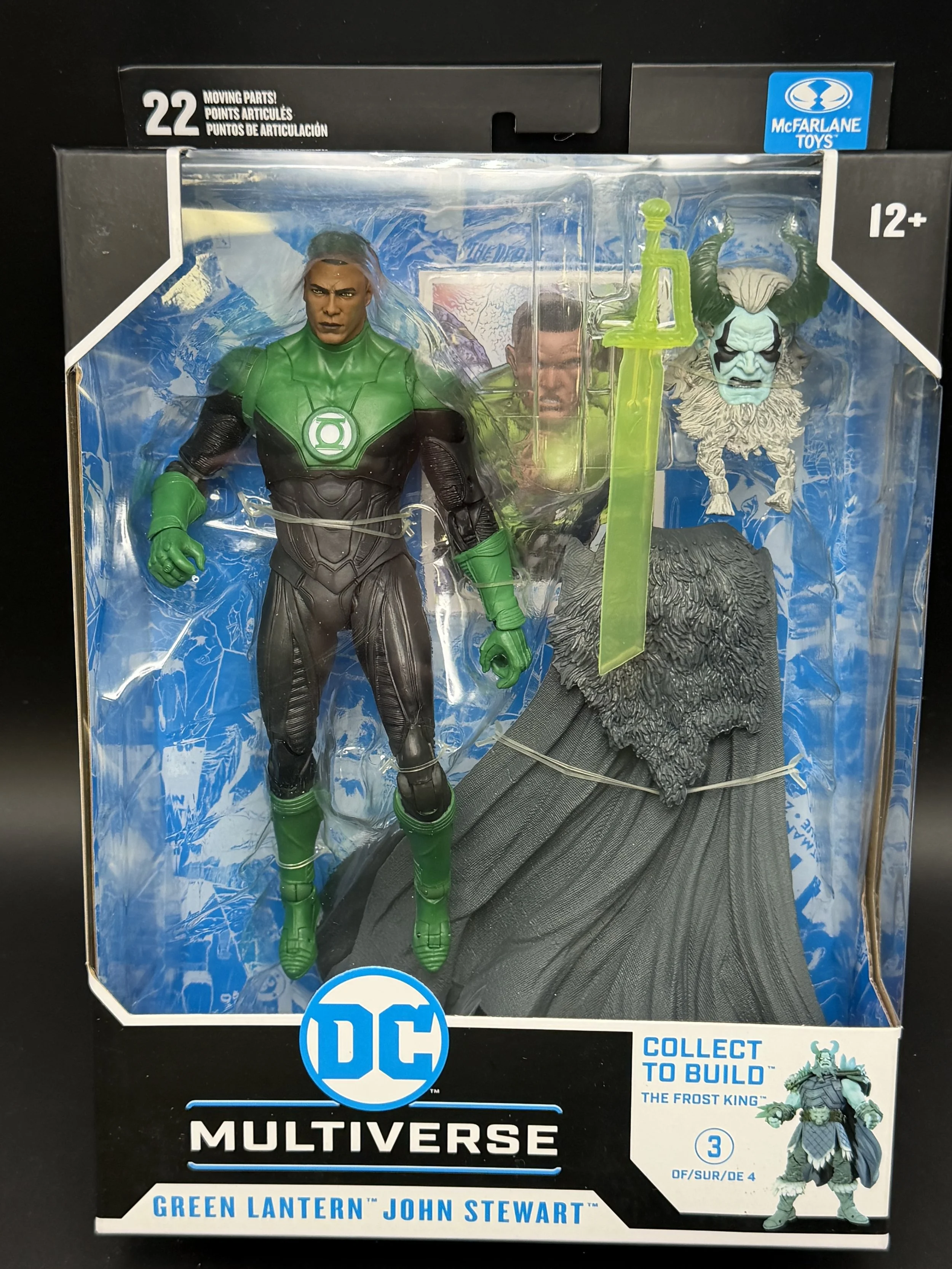 McFarlane Toys DC Multiverse Green Lantern John Stewart – Endless Winter — Frost King Collect to Build, 3 of 4 Action Figure