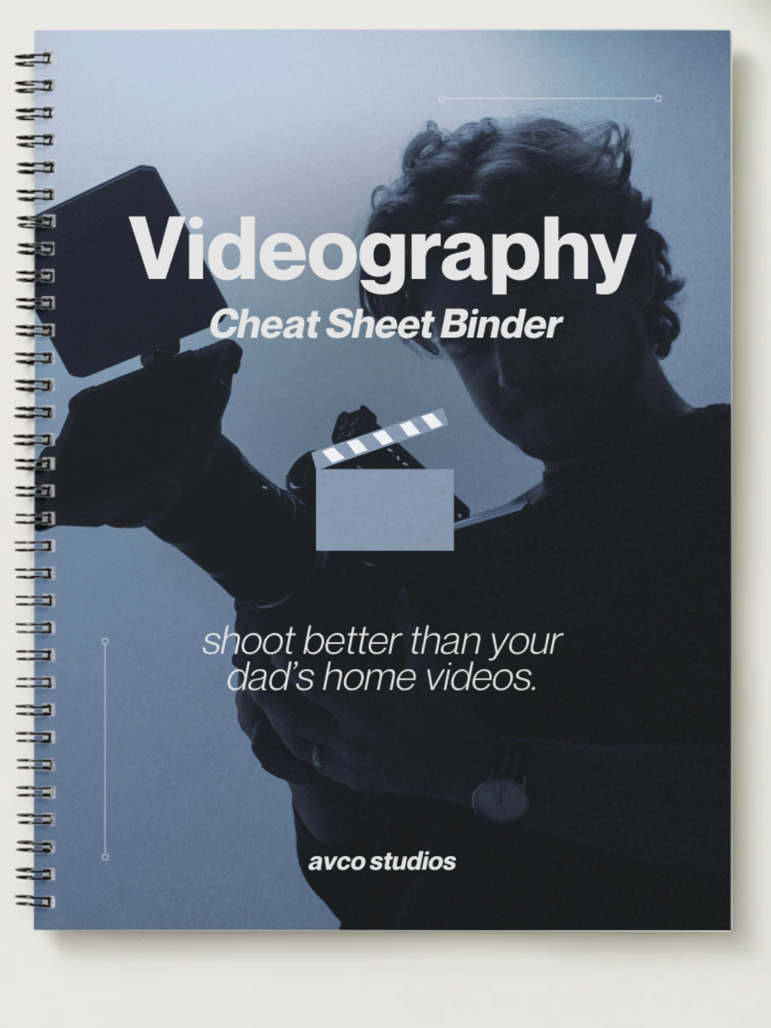 Videography cheat sheet binder