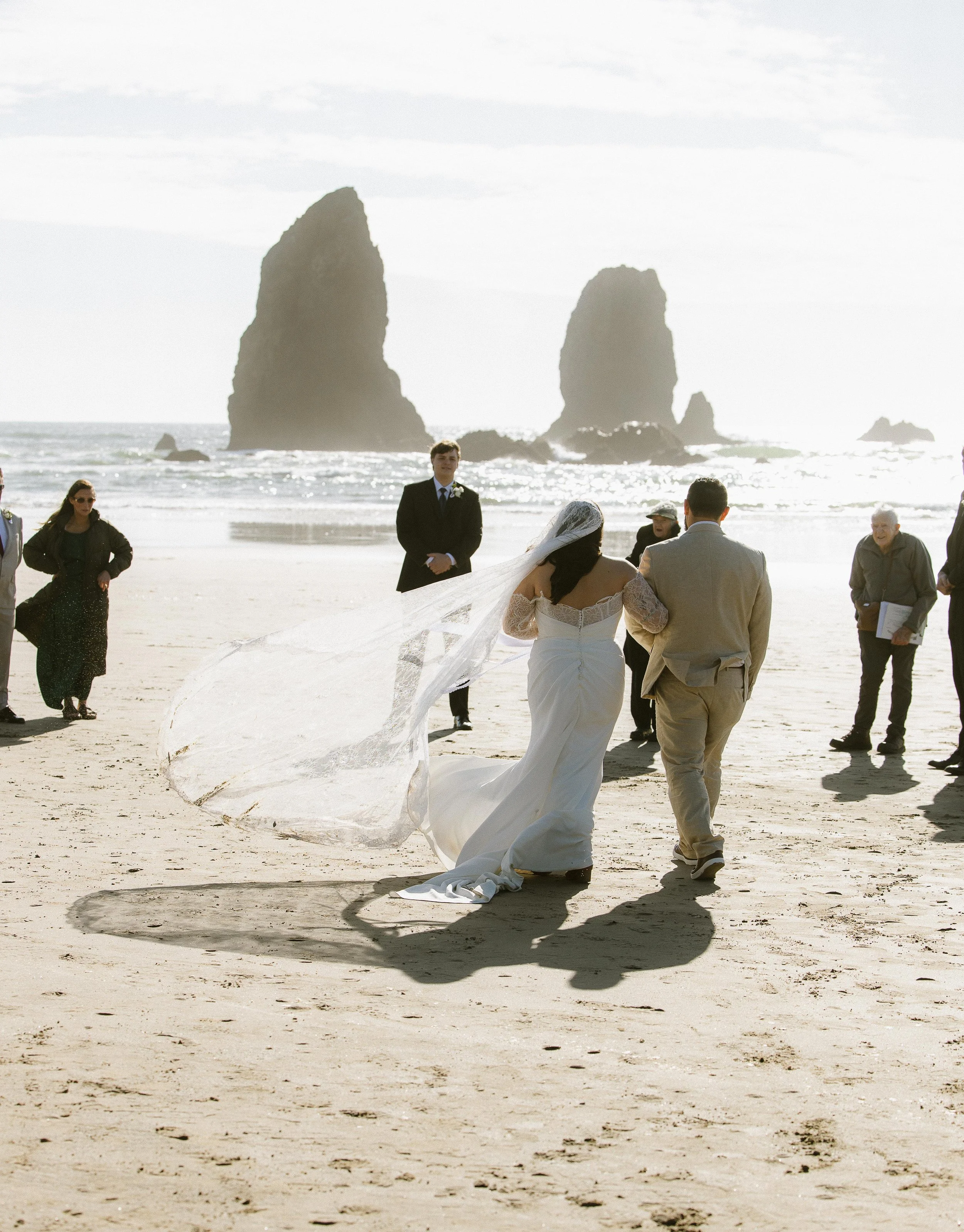Cannon Beach Elopement in April | Torrance &amp; James