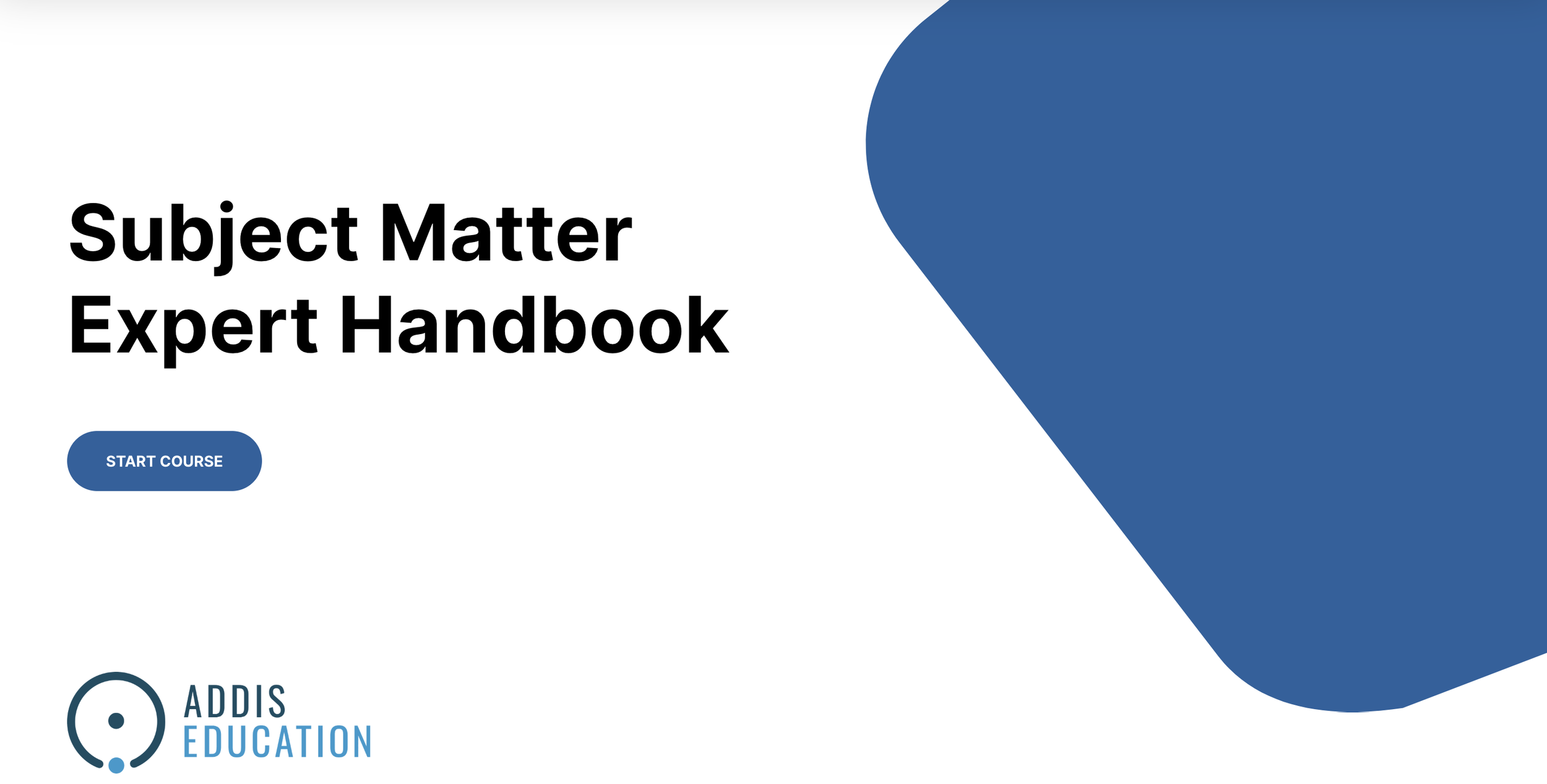 Subject Matter Expert Guide