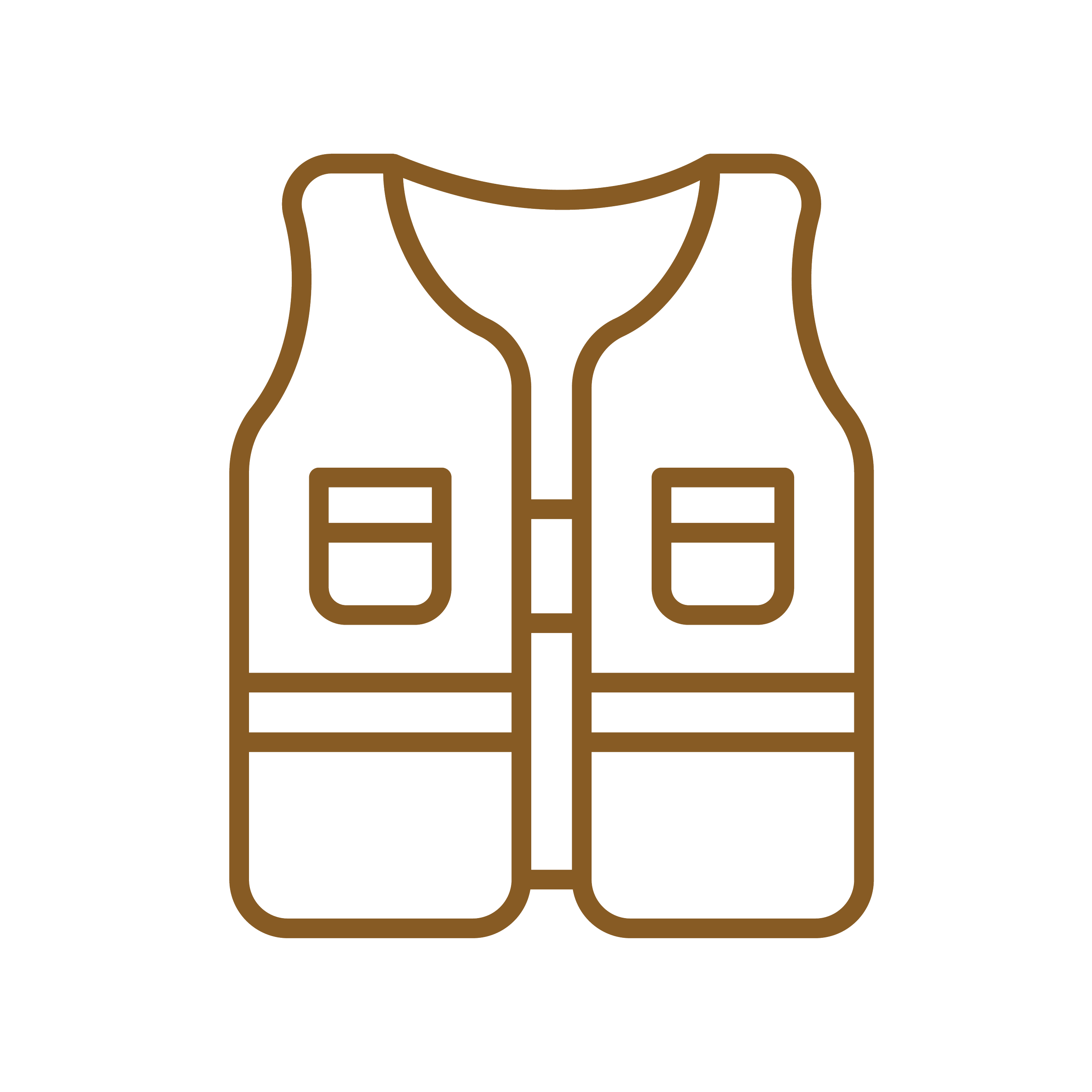 Clay shooting jacket icon