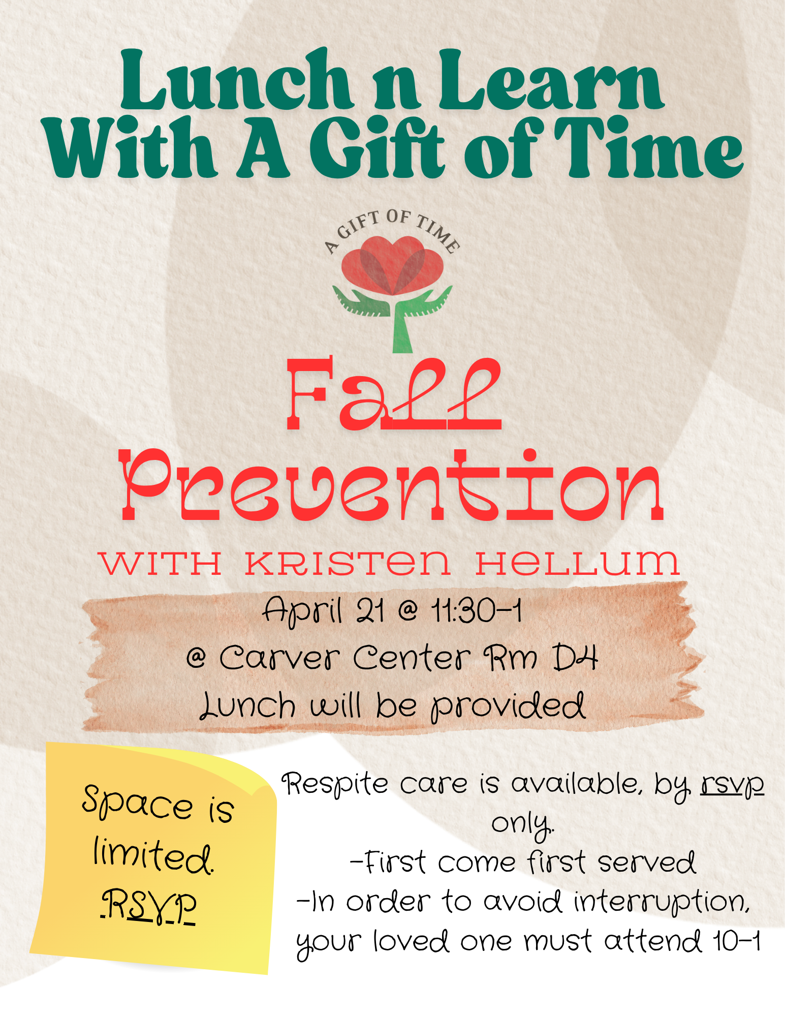 Lunch n Learn: Fall Prevention