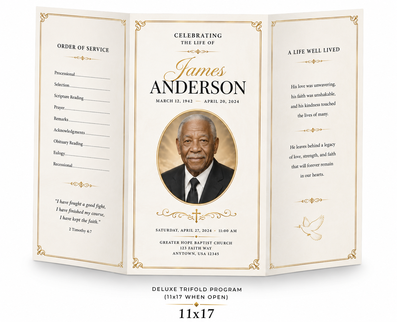 Deluxe Trifold Programs