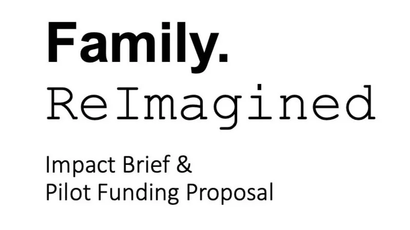 Here is Family. Reimagined's Impact Brief & Pilot Funding Proposal which tells you call about why we exist, our proposed solution services and our funding needs.