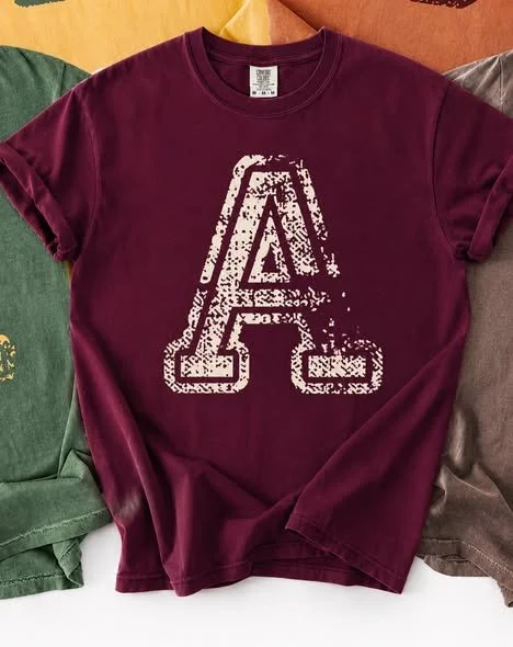 Basic T-Shirt - School Letters