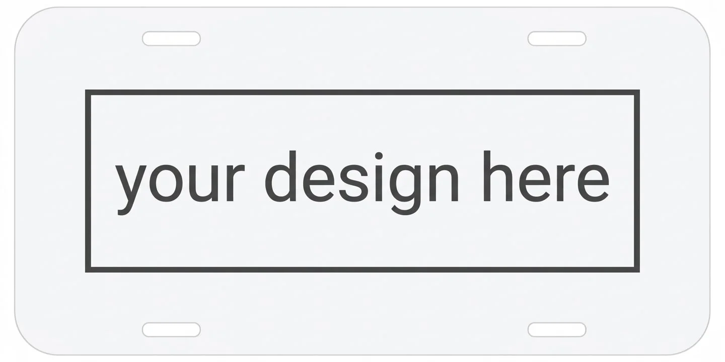 Custom License Plate Tag