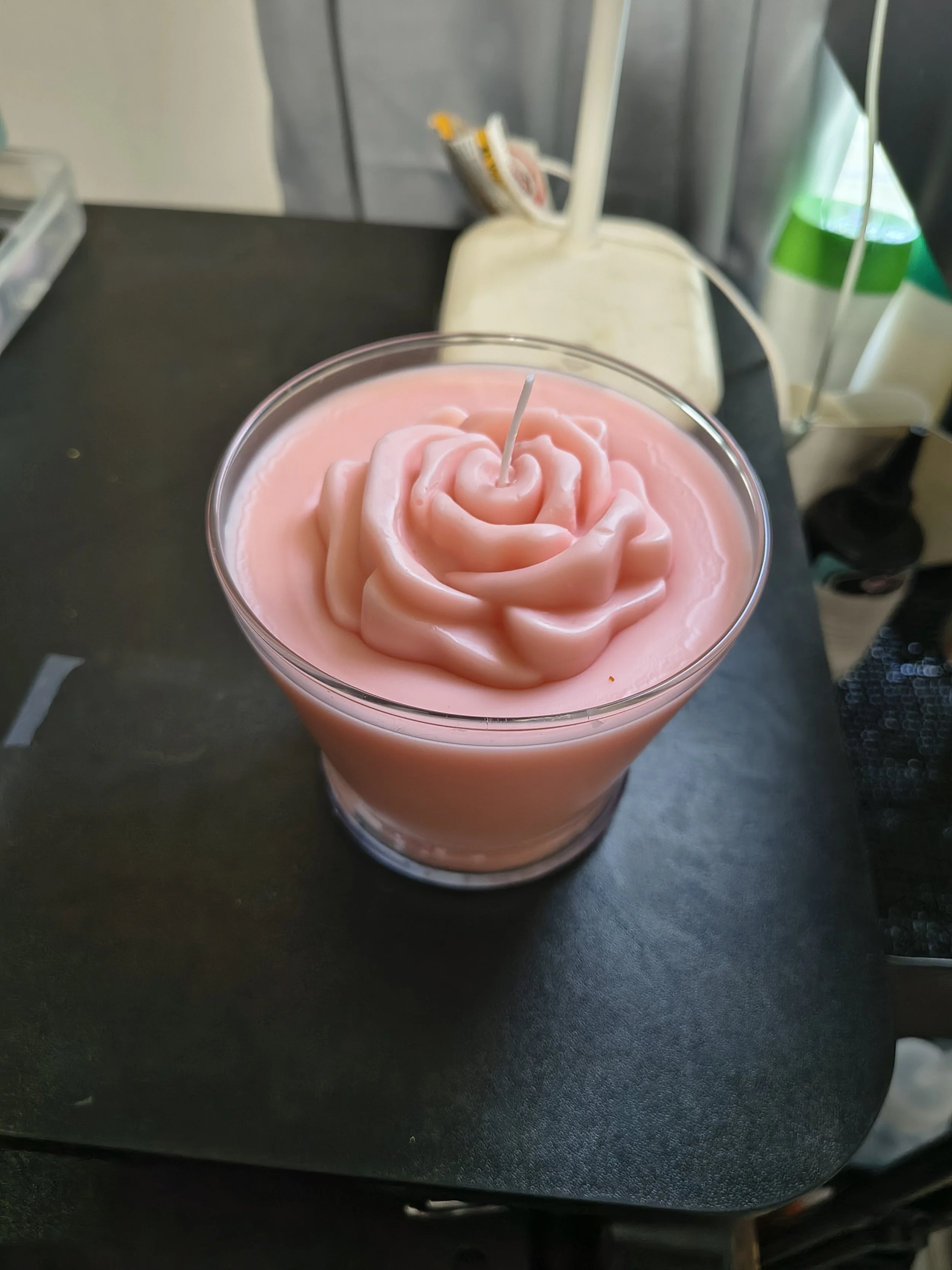 Enchanted Mahogany Rose Candle