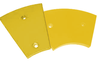 CLASSIFIER SHOES / SPRAY BAR DEFLECTORS